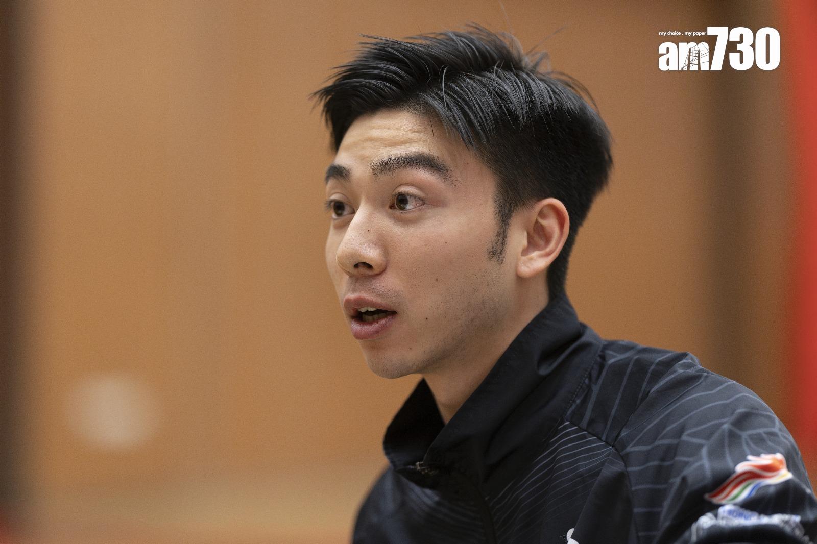 閃避球中國香港代表隊總教練倫子儒指,閃避球運動有巨大發展潛力(蘇文傑攝)