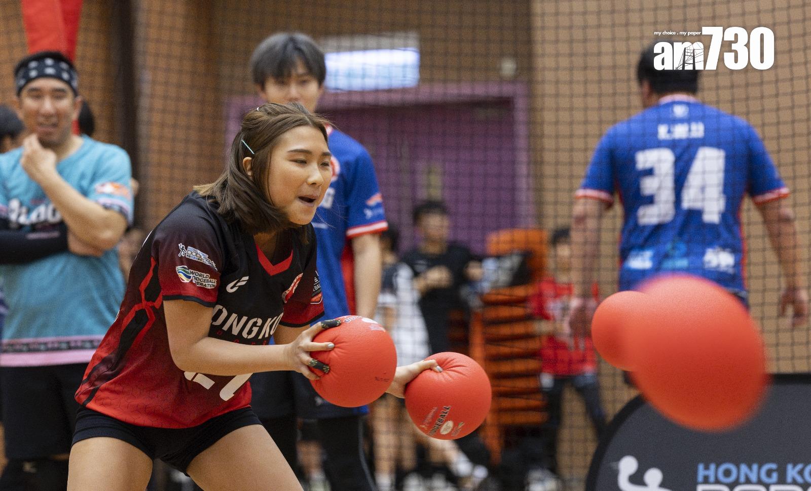 閃避球由民間遊戲逐漸發展成世界體育運動(蘇文傑攝)