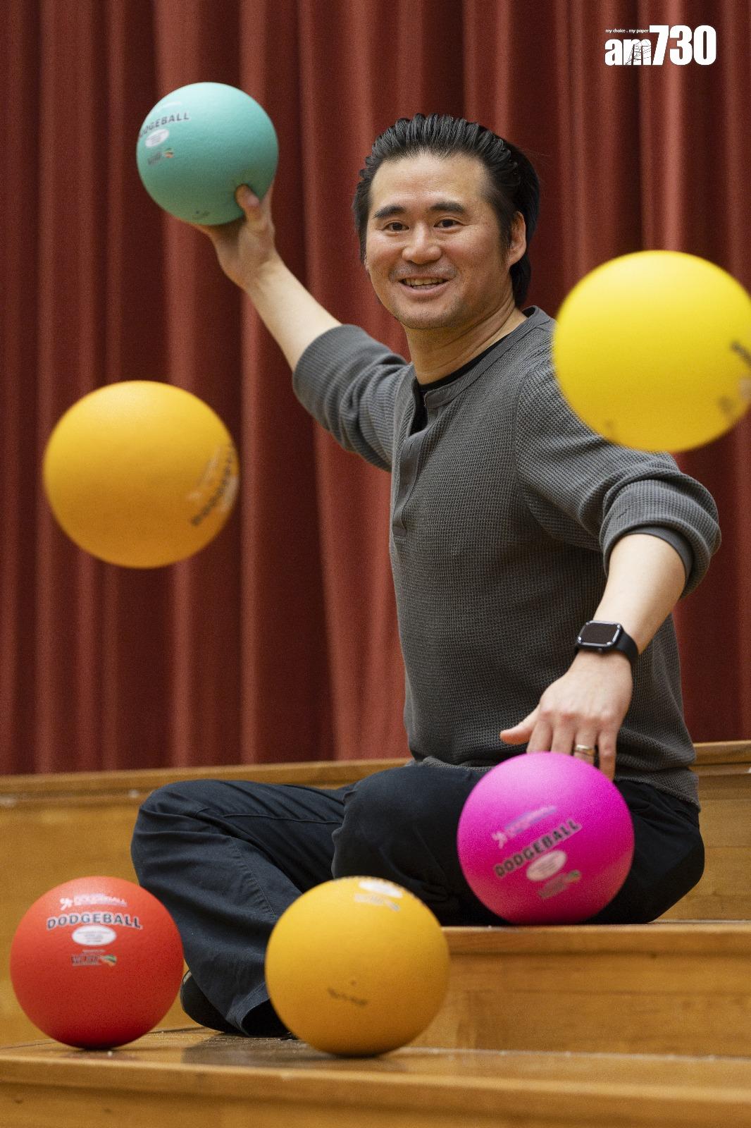 香港閃避球總會李一預料隨閃避球主題影視作品上映,將掀起全球閃避球熱潮(蘇文傑攝)