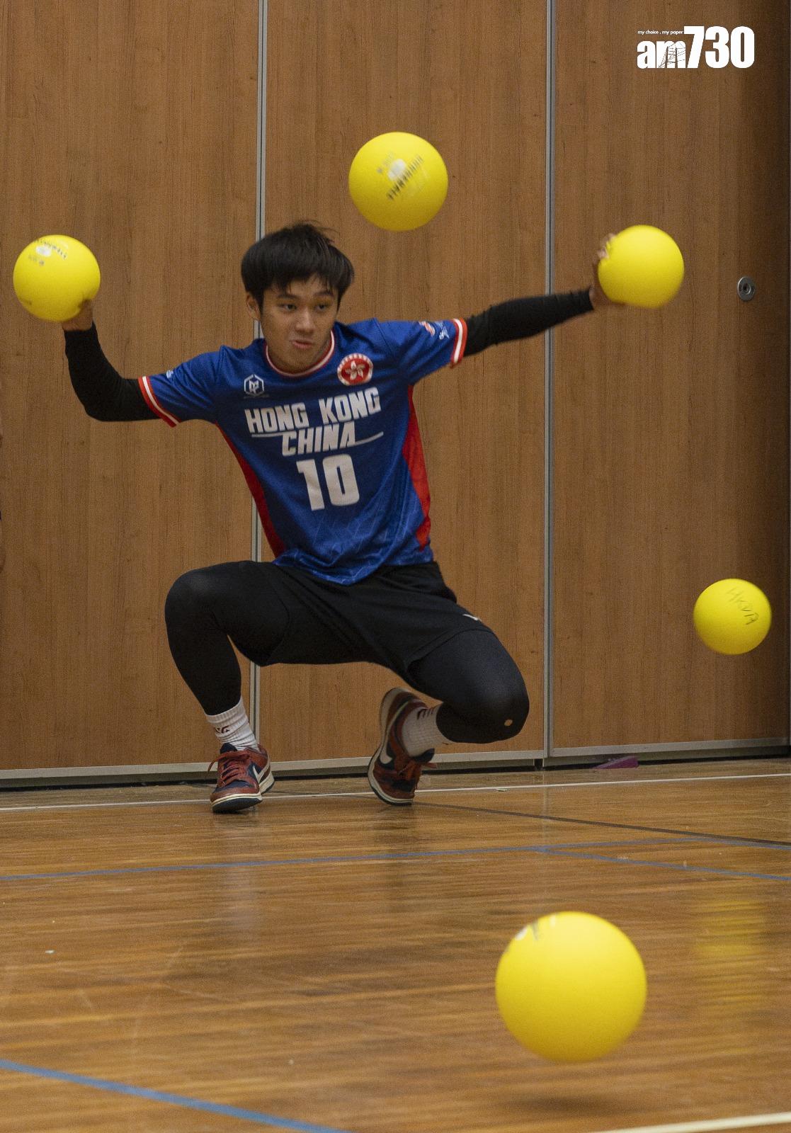 香港閃避球表現在國際間屬先行者(蘇文傑攝)