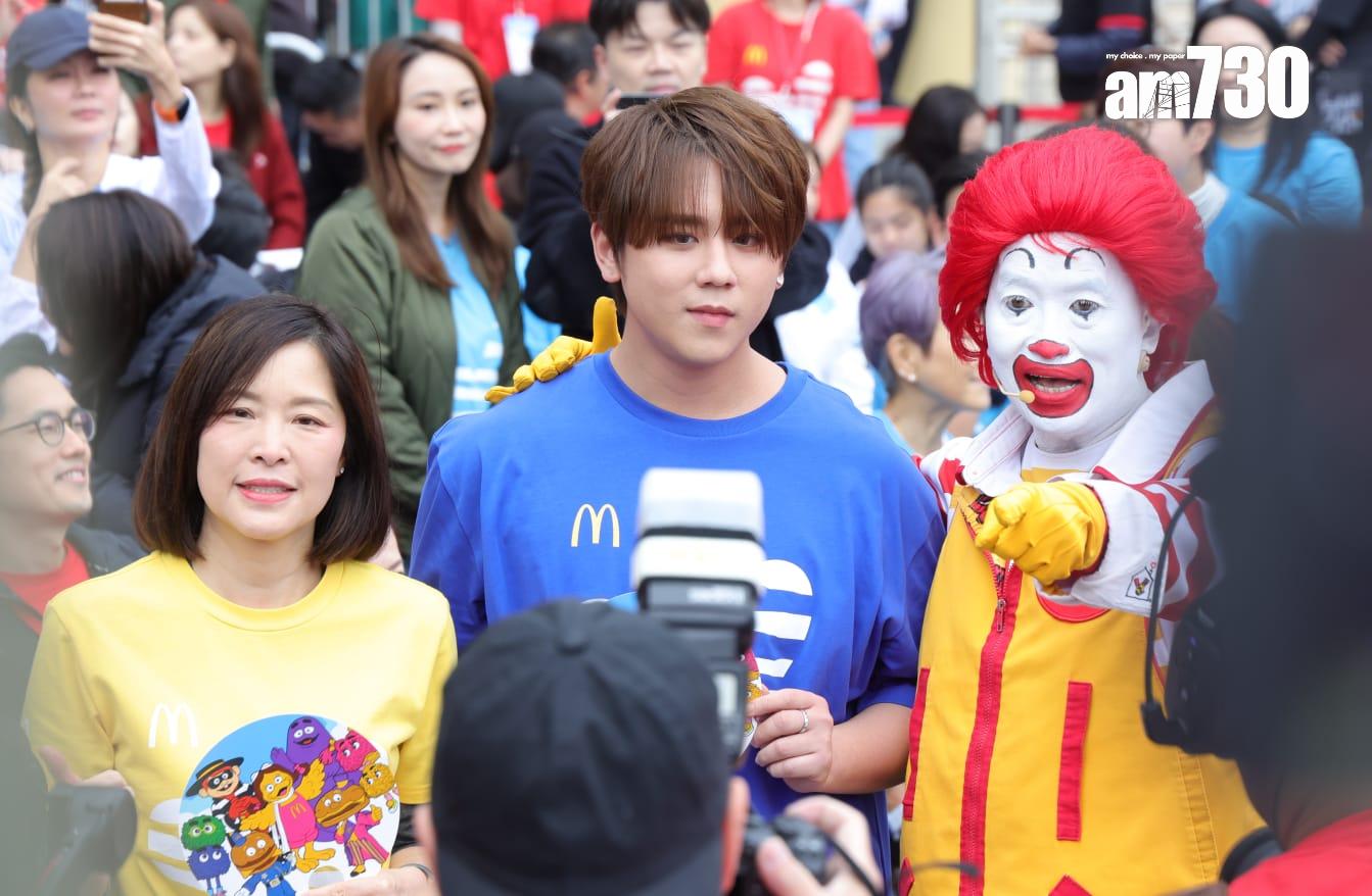 姜濤以慈善大使身份現身兒童愛心馬拉松活動。(吳康琦攝)