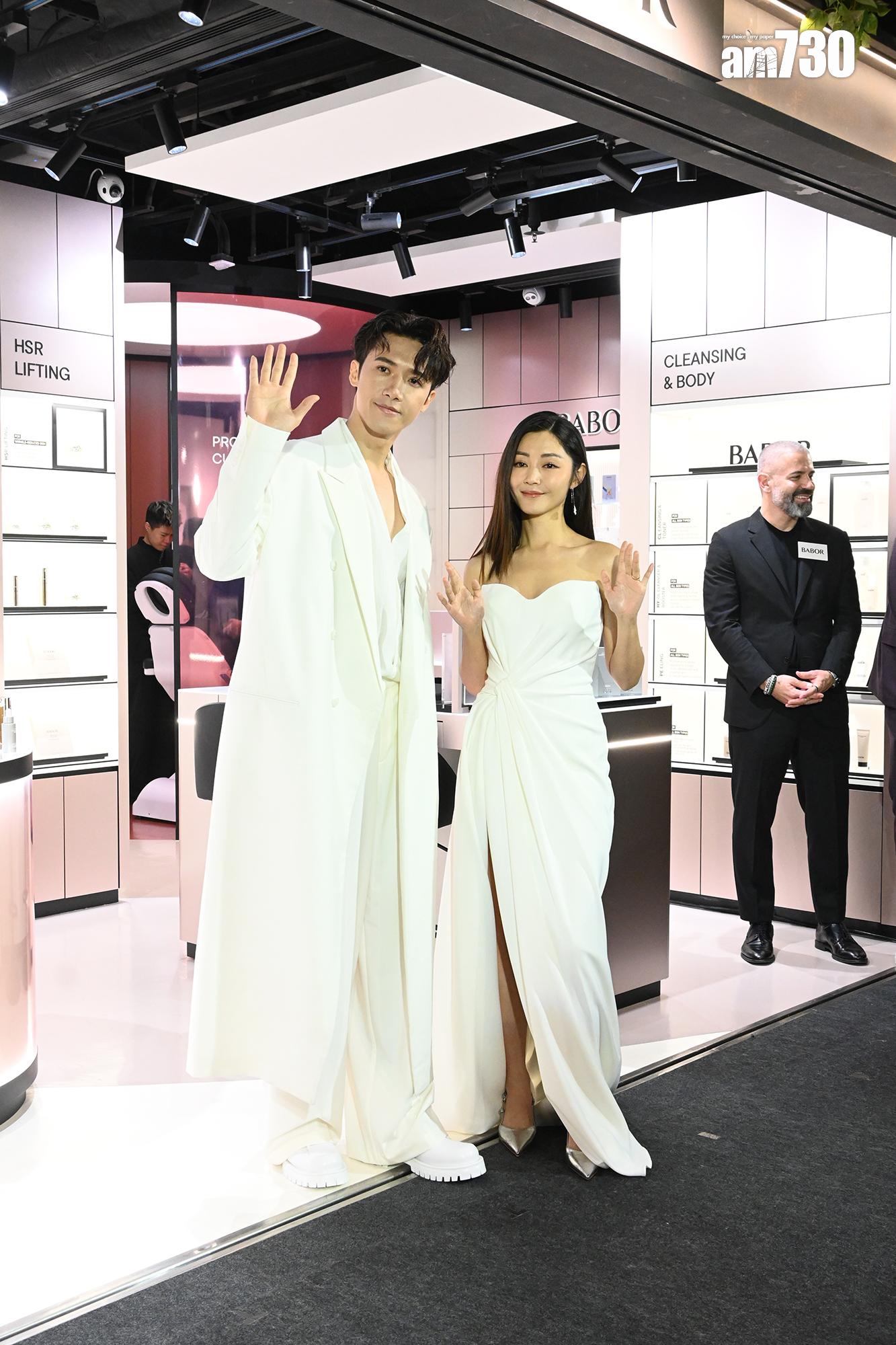 Stanley與衛詩雅一齊出席活動。(娛樂組攝)