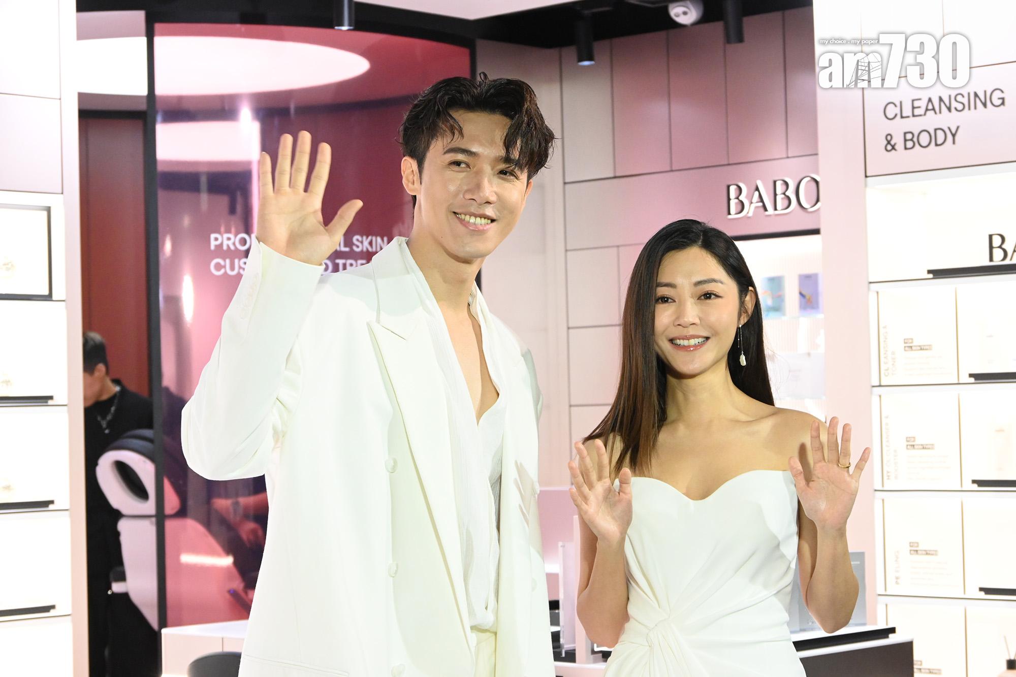 Stanley與衛詩雅一齊出席活動。(娛樂組攝)