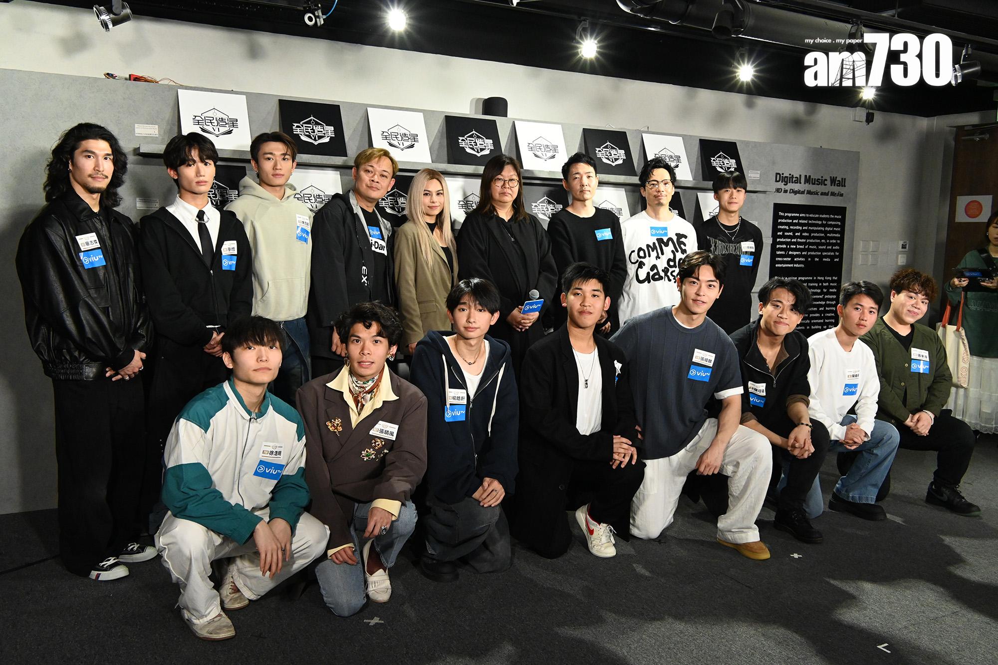 《全民造星VI》探班。