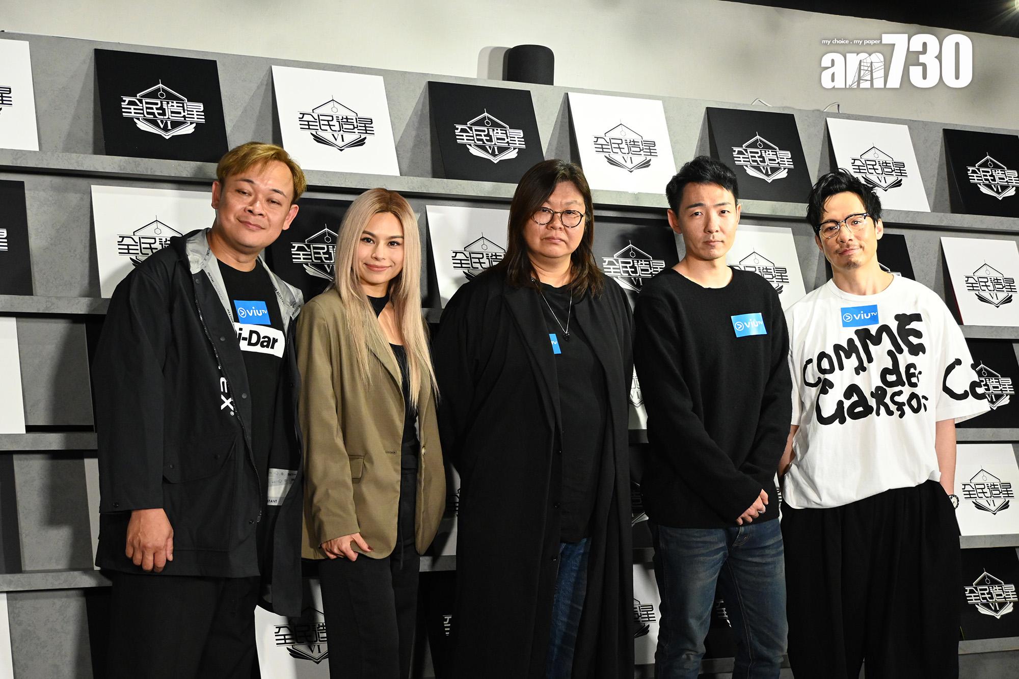 花姐、Gin Lee、梁祖堯、強尼和徐浩現身《全民造星VI》探班活動。(娛樂組攝)