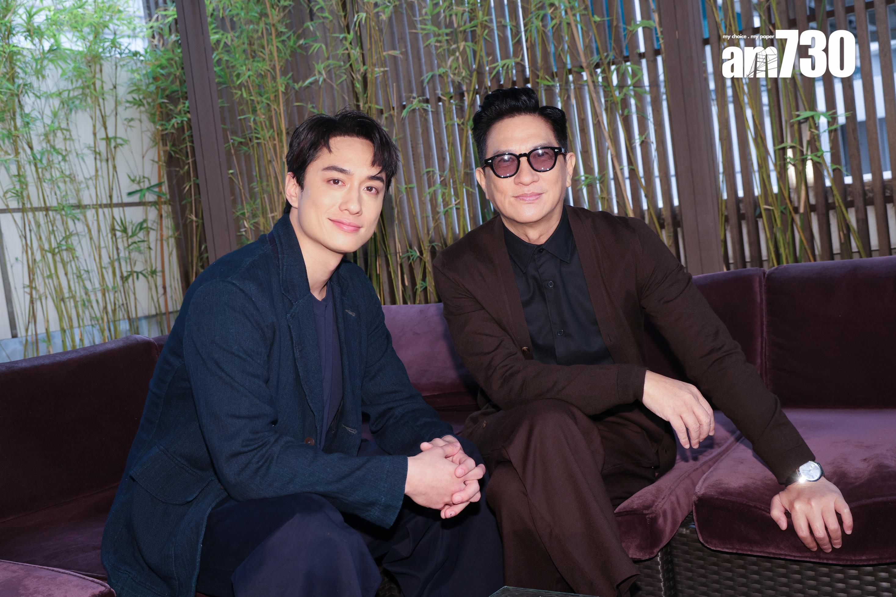 張家輝笑言拍自己就好求其,拍劉俊謙就好認真。(吳康琦攝)