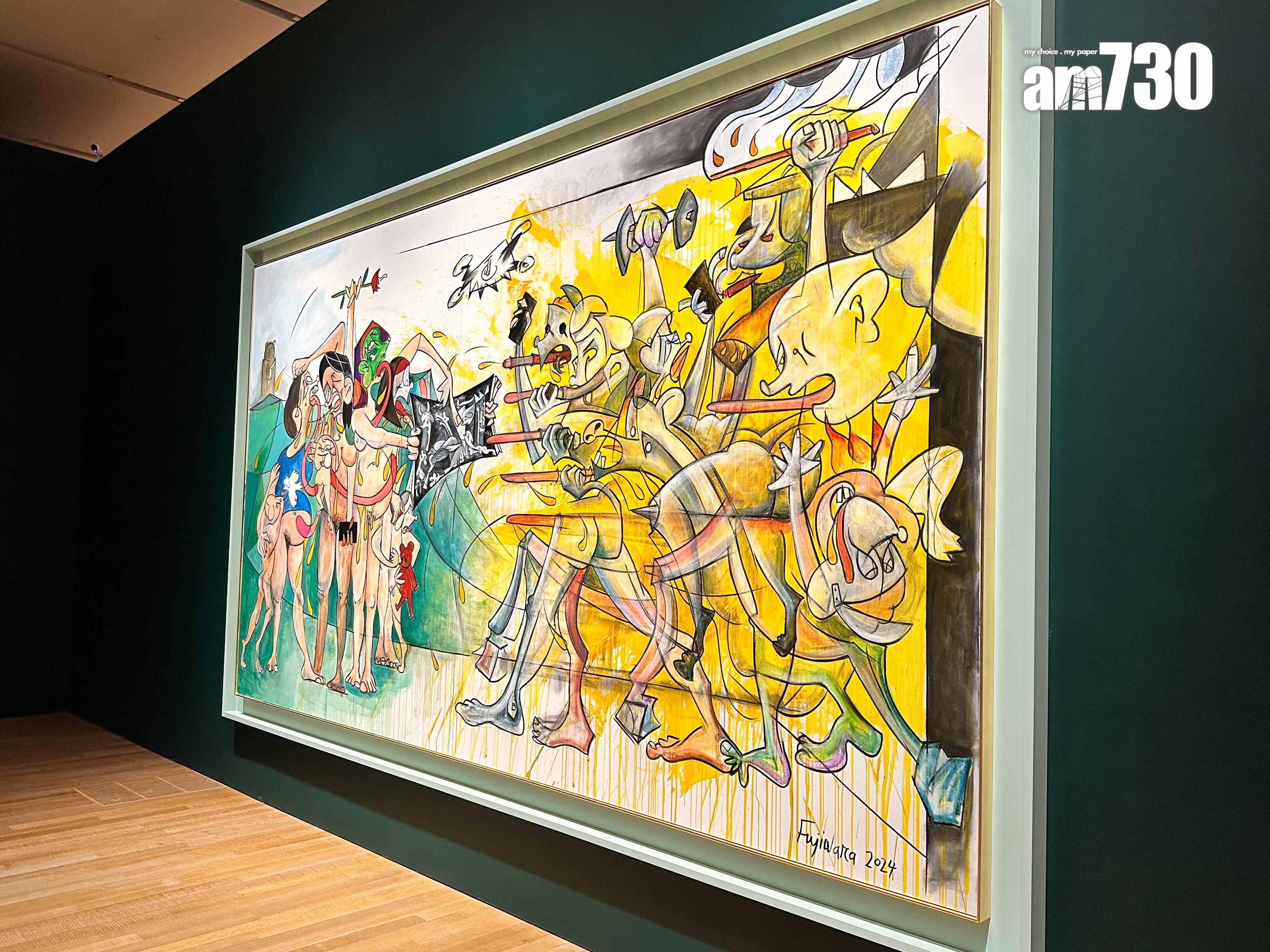 藤原西蒙的委約新作《Who對Who對 Who?〈一場大屠殺的景象〉》(陳穎琳攝)