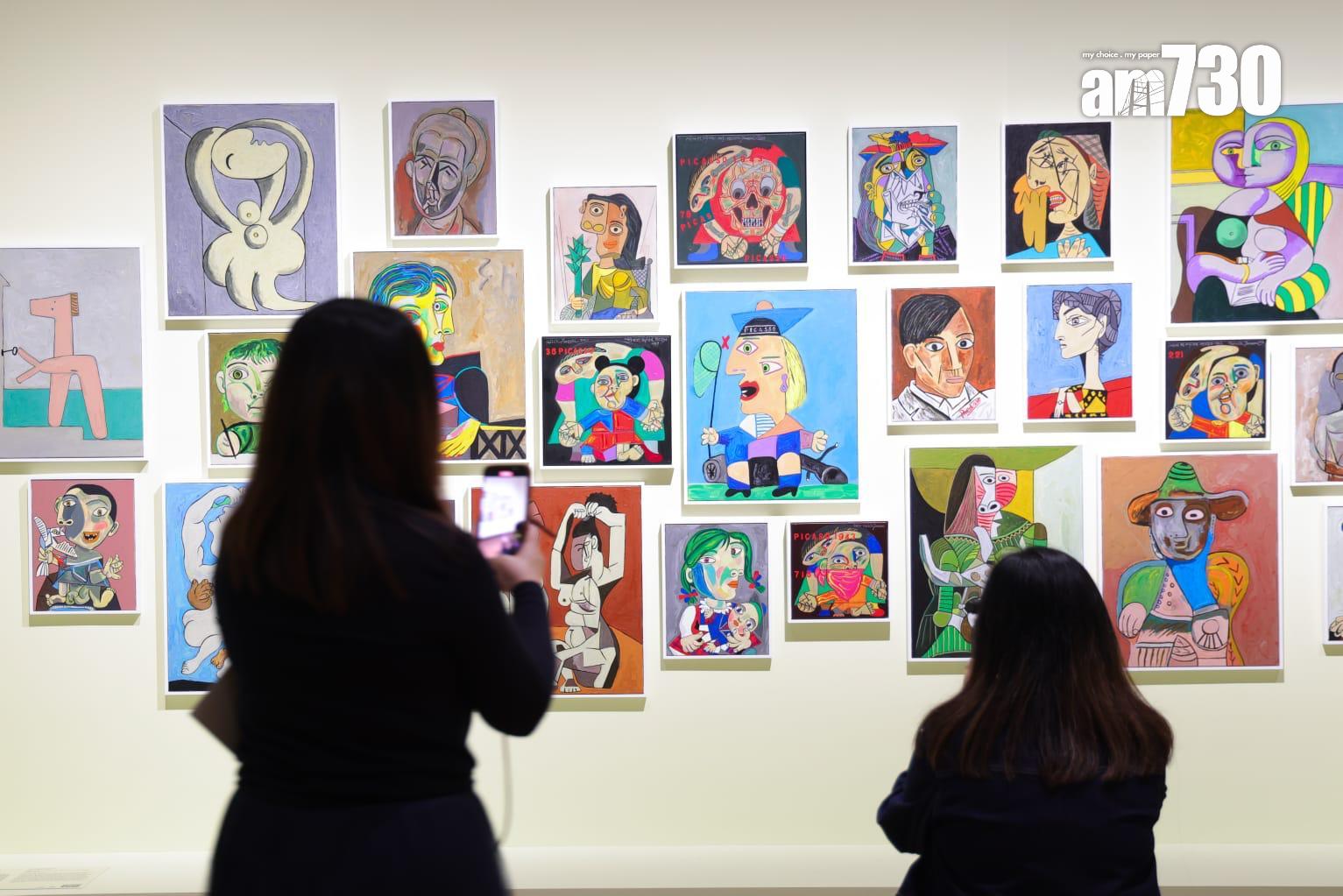 畢加索——與亞洲對話展覽於M+博物館舉行。(吳康琦攝)