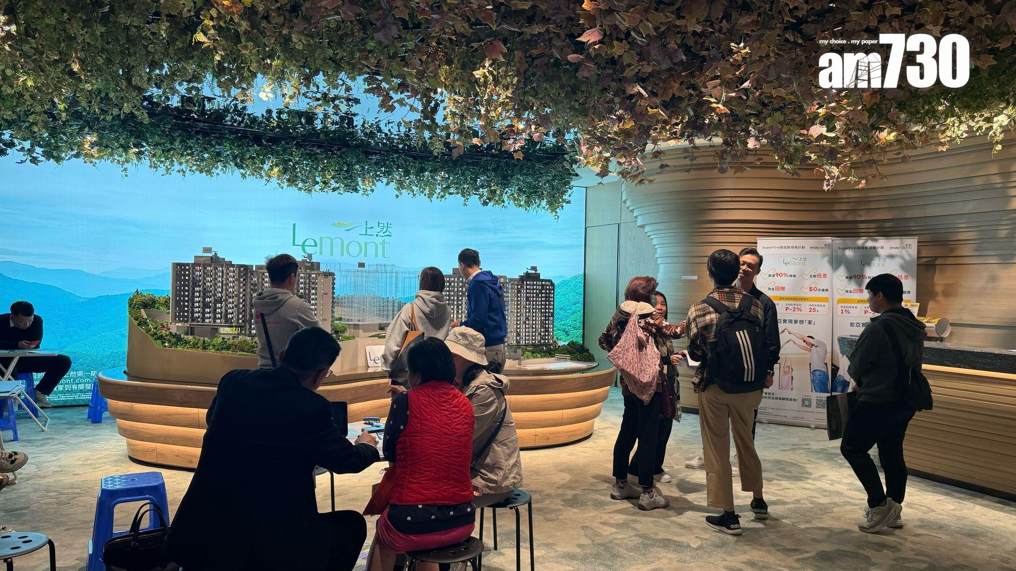 上然次輪截收逾7800票 超額65倍|大埔新盤