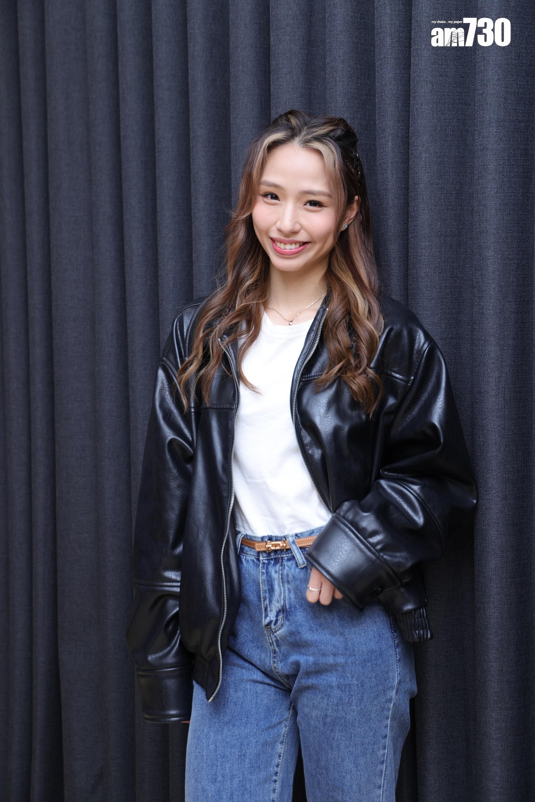 馬詠茹形容全職運動員生涯,辛苦但快樂。(吳康琦攝)