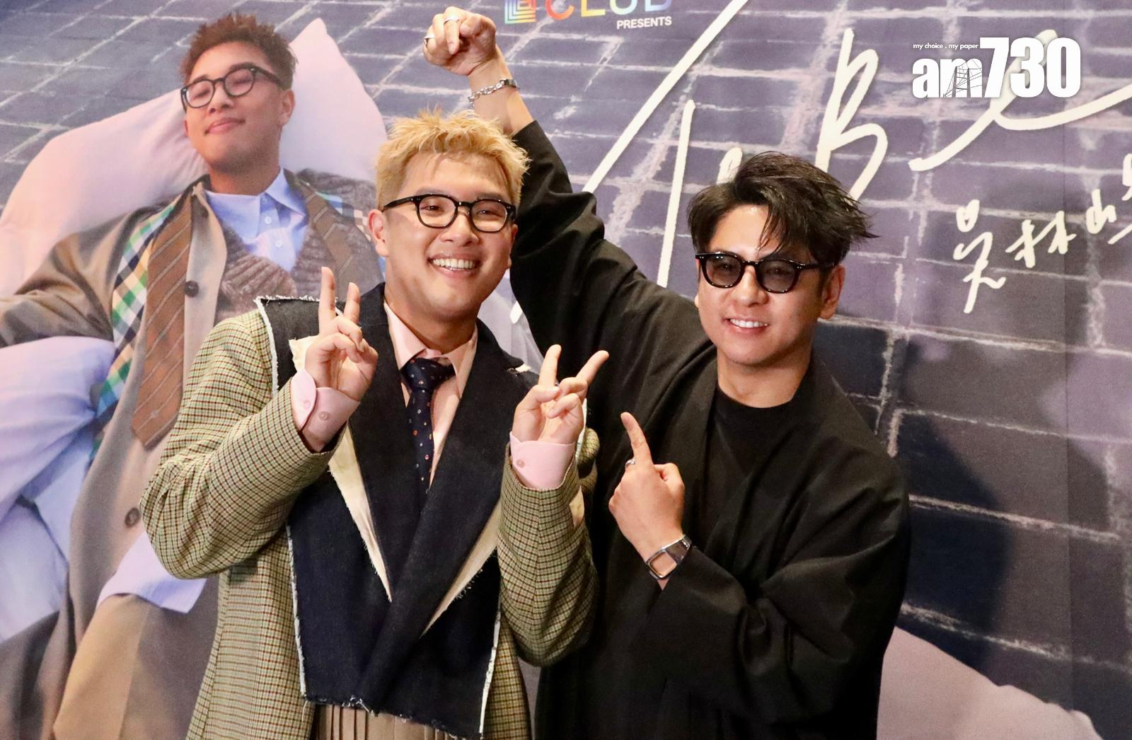 許廷鏗與吳林峰情如兄弟,當然要捧場。(娛樂組攝)