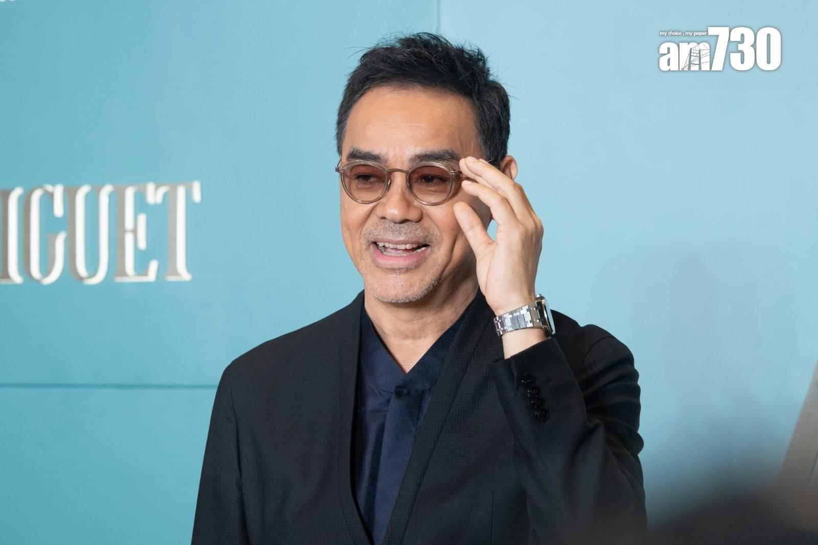 劉青雲出席名錶新店開幕活動。(蘇文傑攝)