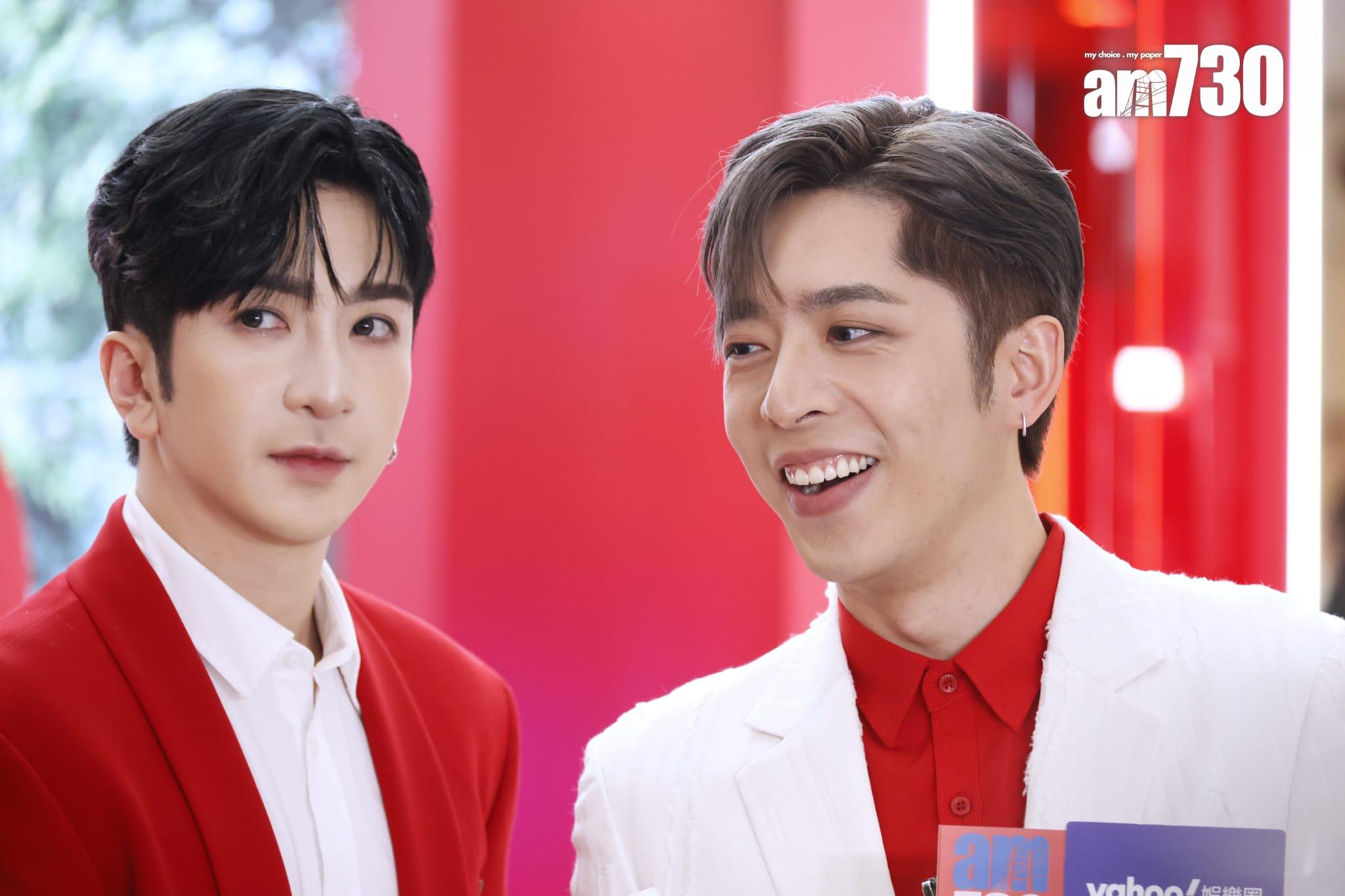 Edan預告在韓國拍團綜有精彩內容,至於濕身部份就大賣關子。(林俊源攝)