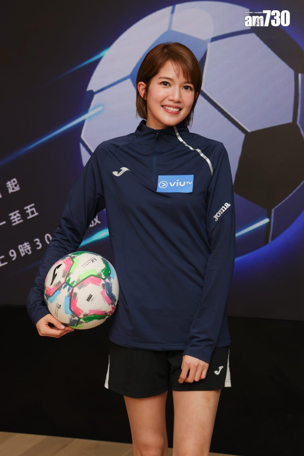 蘇皓兒Chloe獲大讚準時練習兼且從不缺席,獲封為「敬業女將」。(吳康琦攝)