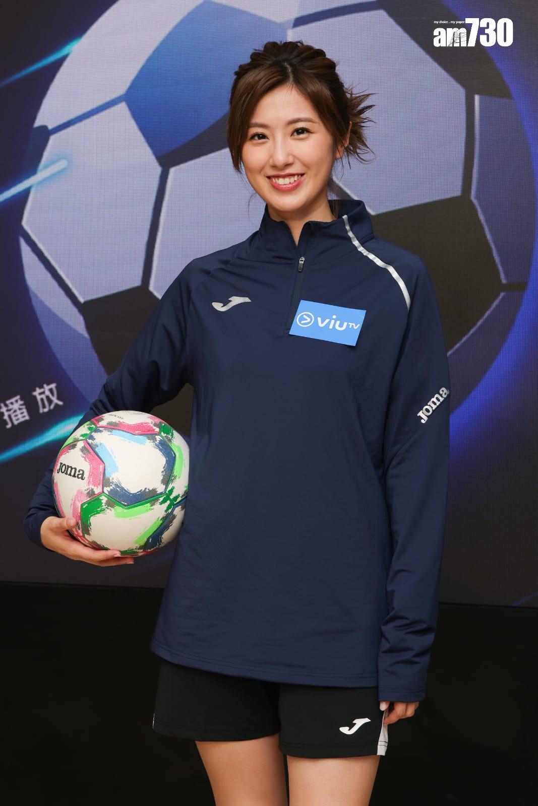 王頌茵自言初訓練已受傷,全靠隊友才能堅持下去。(吳康琦攝)