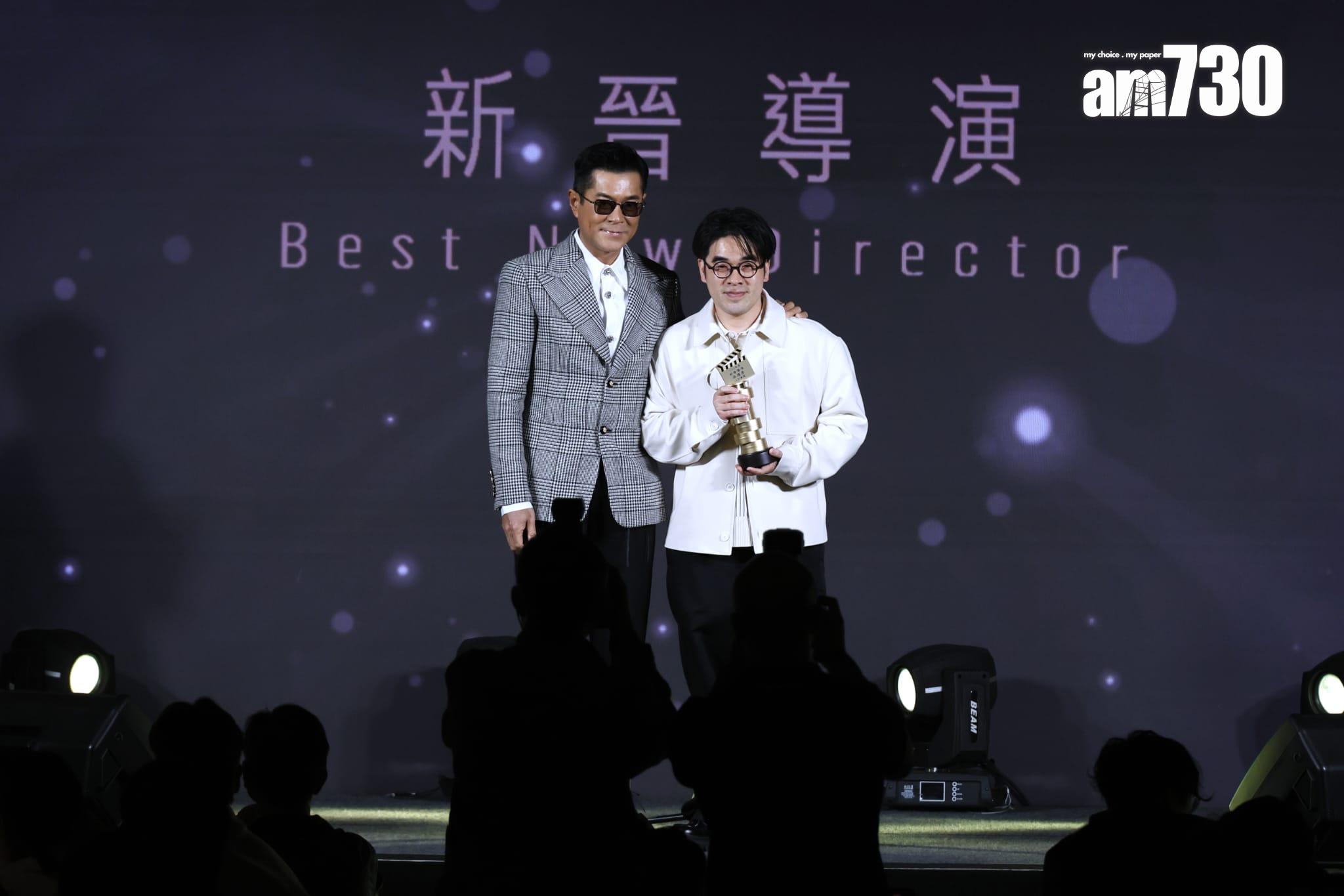 「最佳新演員」 ︰蘇文濤《爸爸》。(林俊源攝)