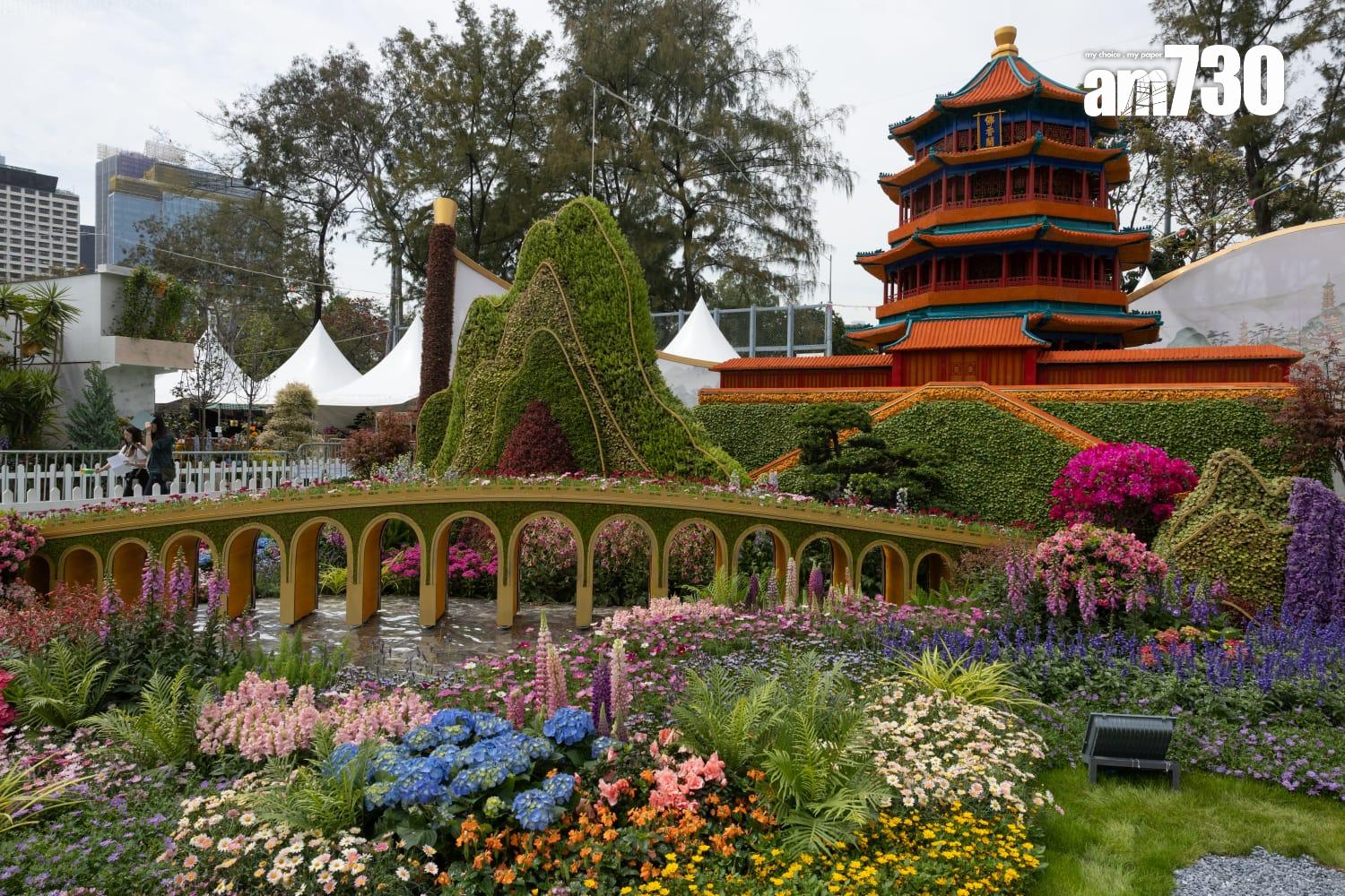 香港花卉展覽2025。(蘇文傑攝)