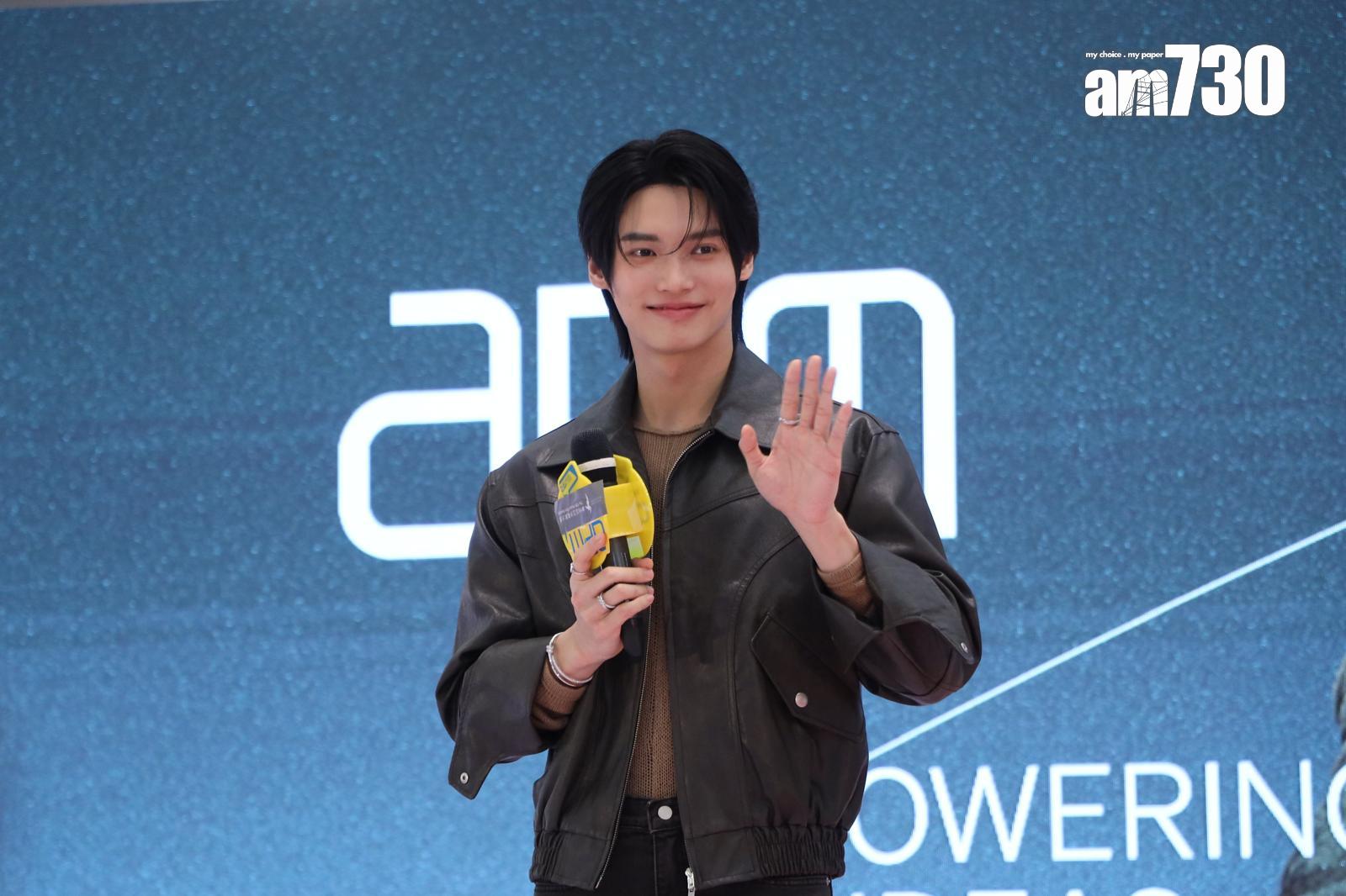 泰國男神Win Metawin現身亞洲電影大獎宣傳活動。(娛樂組攝)