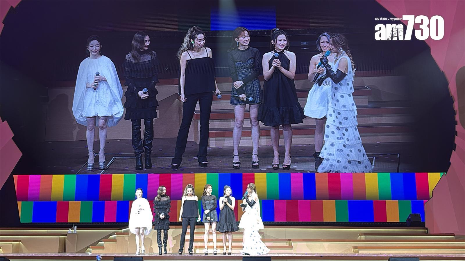 Cookies七位成員合體大唱《心急人上》。(娛樂組攝)