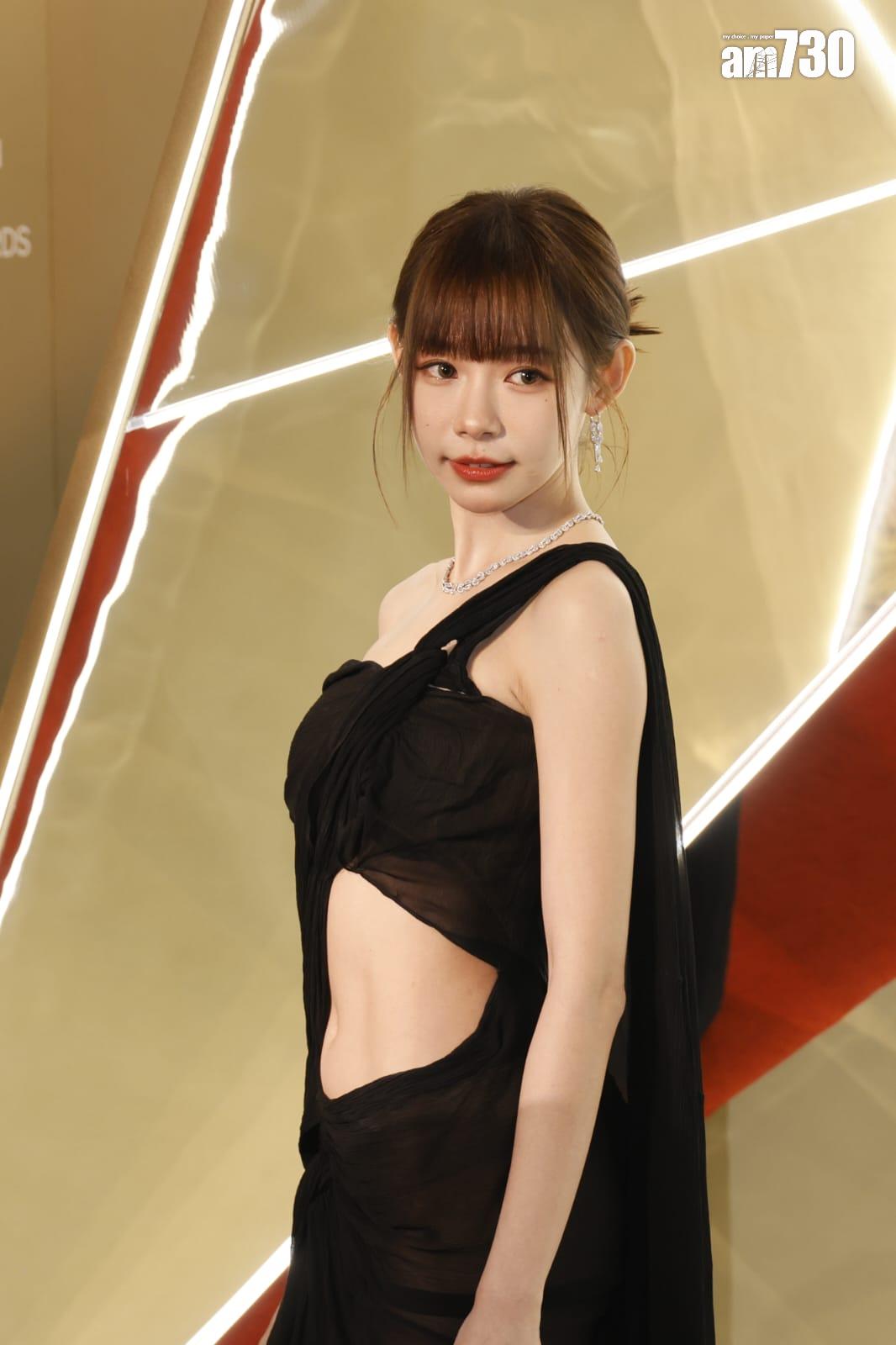 林明禎穿上露臍裝登場,大曬小蠻腰, (林俊源攝)