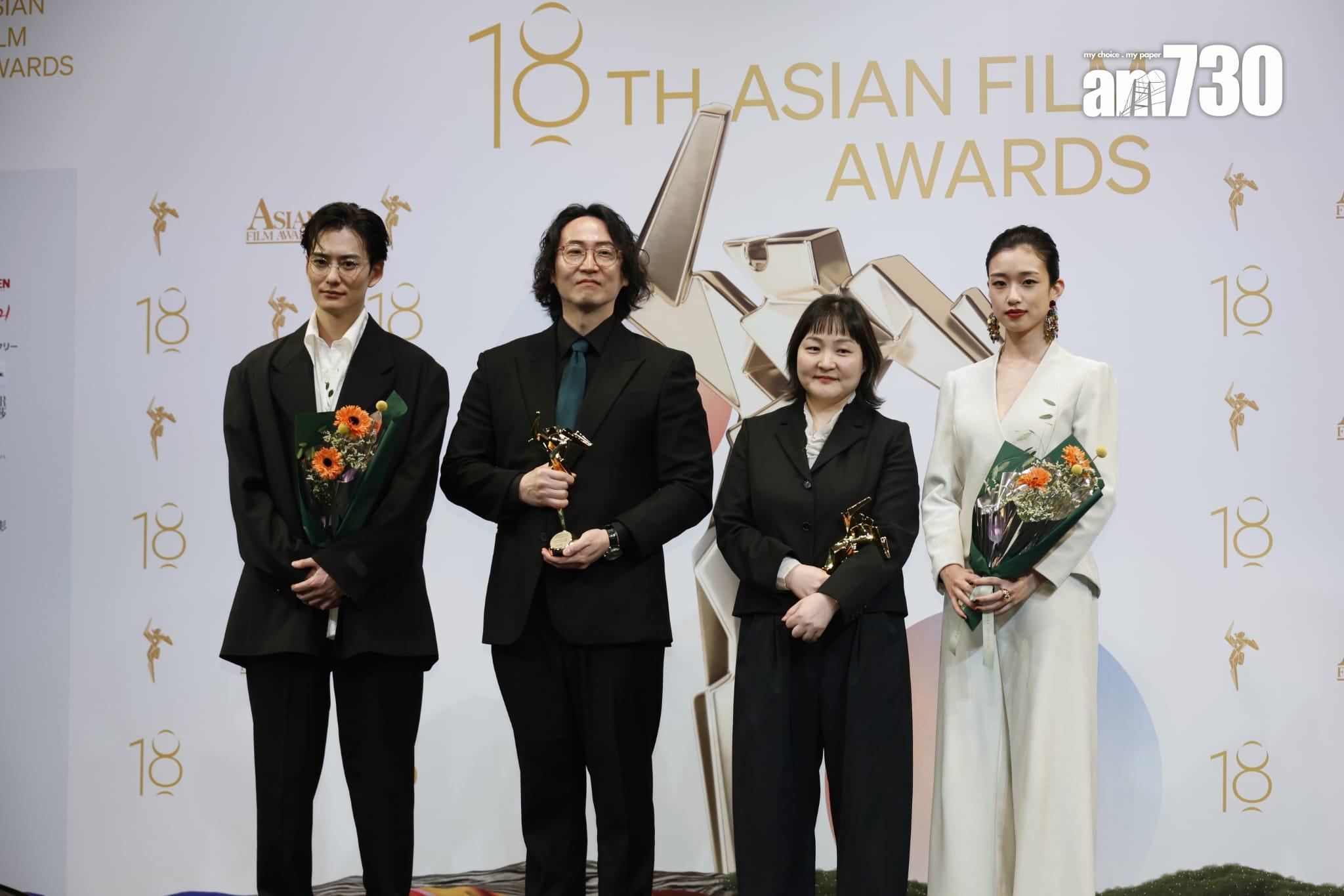 「最佳視覺效果」、「最佳造型設計」由《破墓》奪得。(林俊源攝)