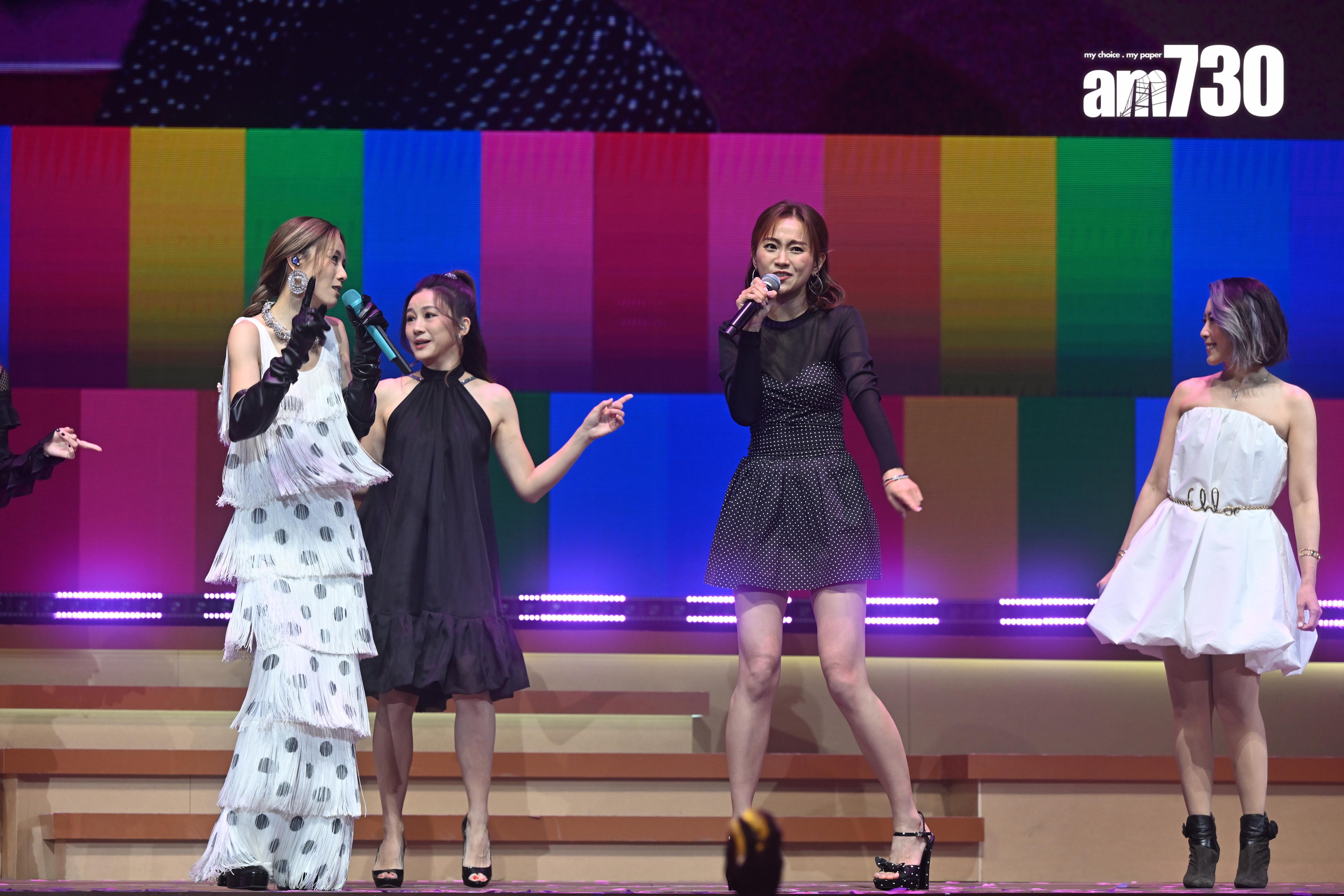 Cookies七位成員相隔多年後再合體。(娛樂組攝)