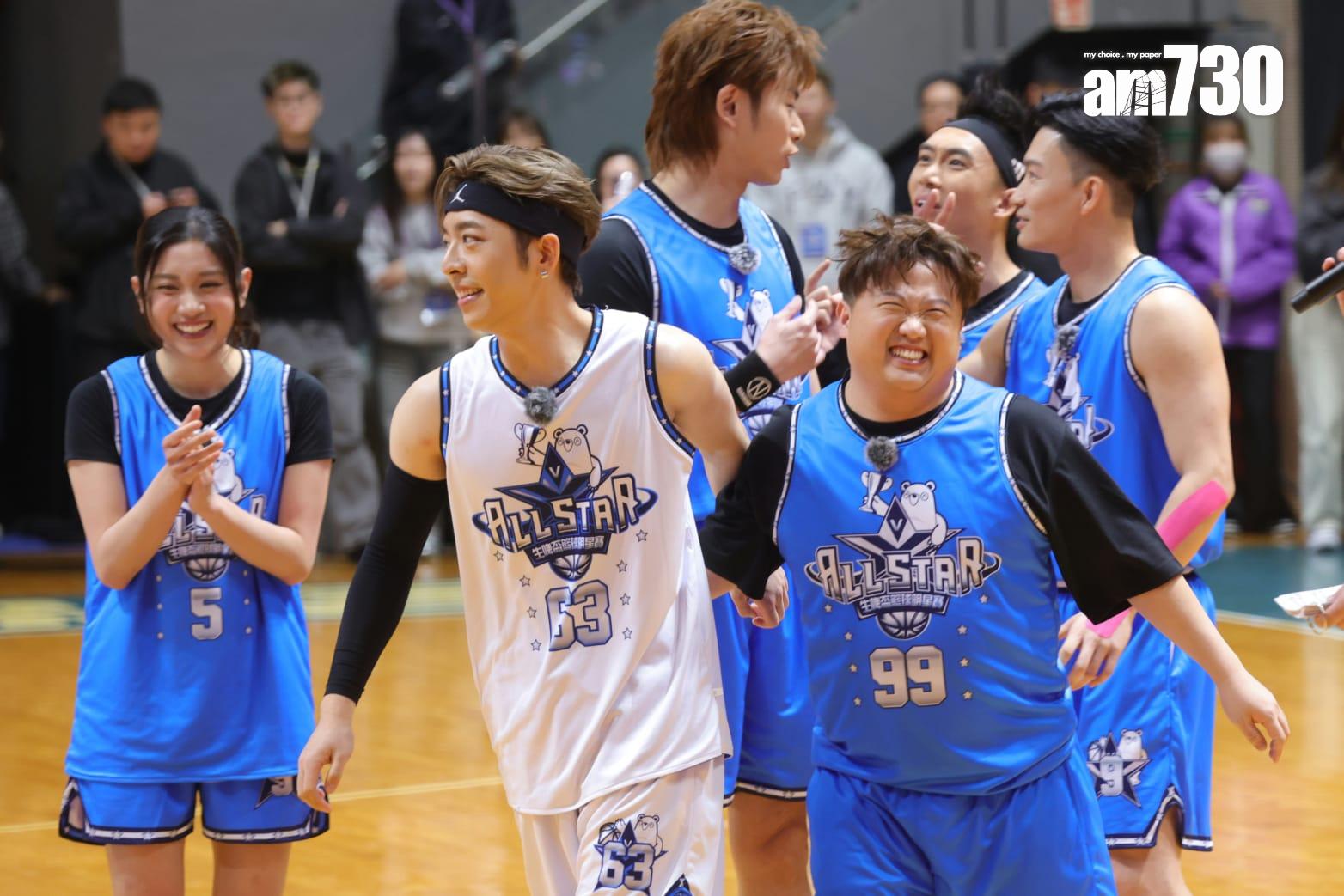 Edan與肥仔互相搔擾對方。(吳康琦攝)