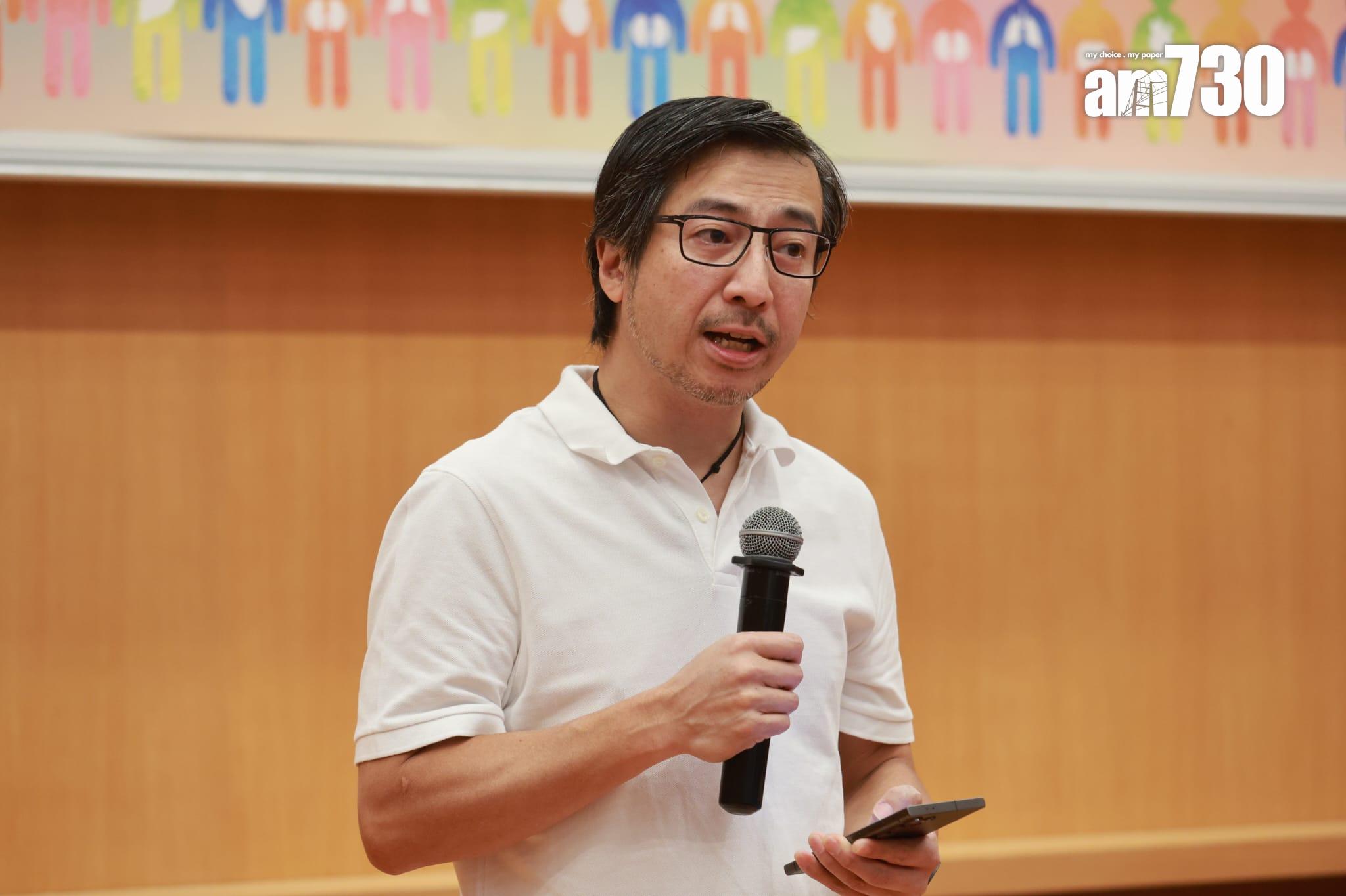 香港移植學會會長馮恩裕。 (羅錦鴻攝)