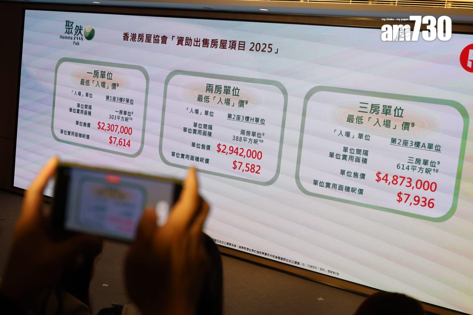 房協推觀塘粉嶺資助出售房屋項目,合共1604單位,最低入場價230萬。(鍾式明攝)