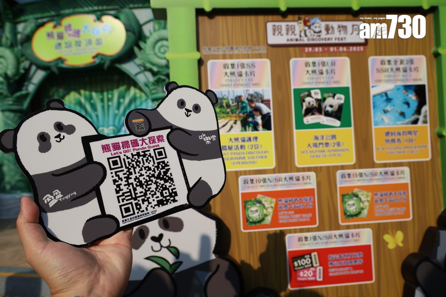 「熊貓掃碼大探索」。(鍾式明攝)