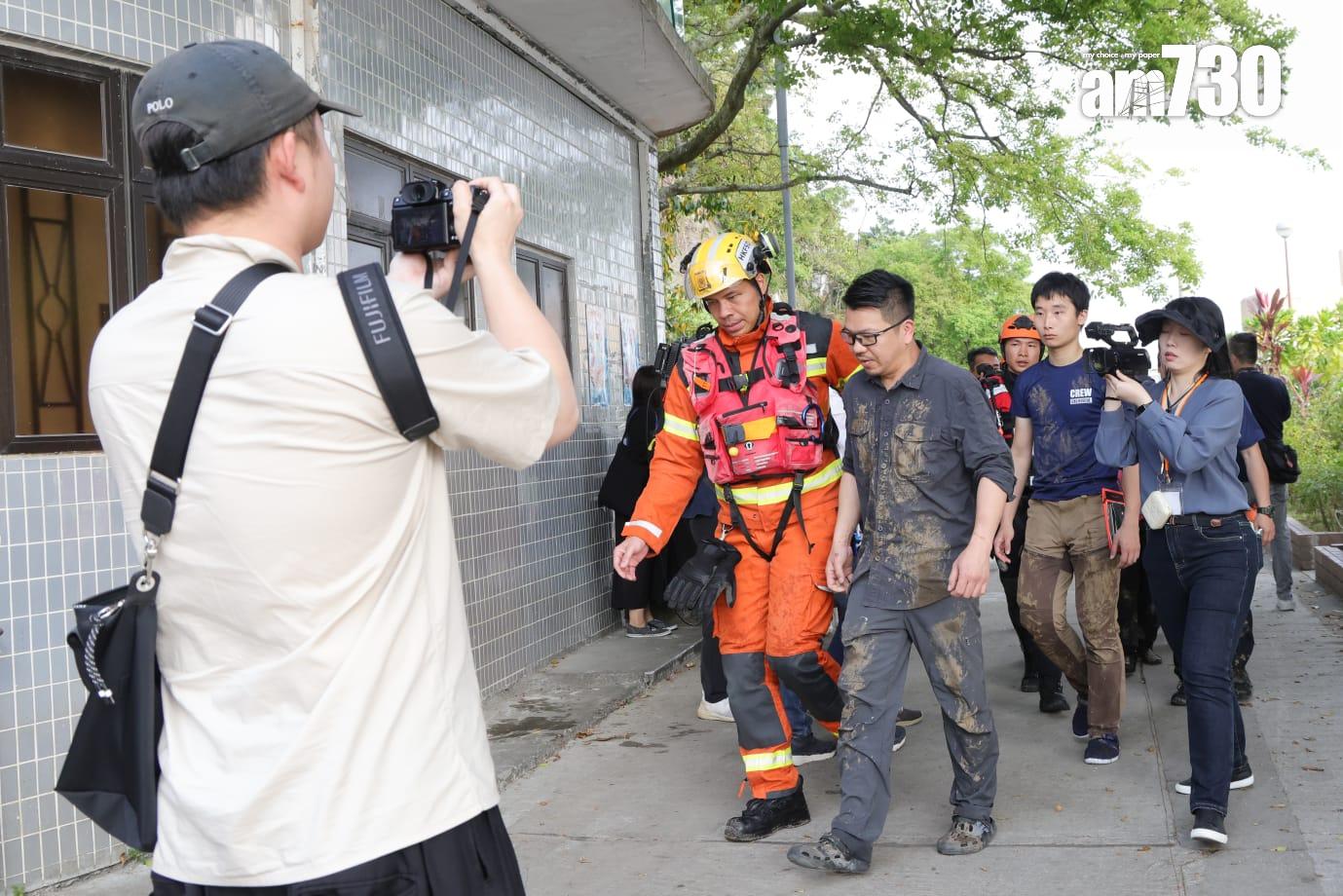 粵港澳大灣區48小時應急救援聯合演練 楊恩健︰現場工作暢順 (吳康琦攝)