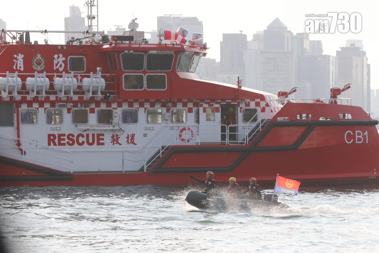 粵港澳大灣區48小時應急救援聯合演練 楊恩健︰現場工作暢順 (吳康琦攝)