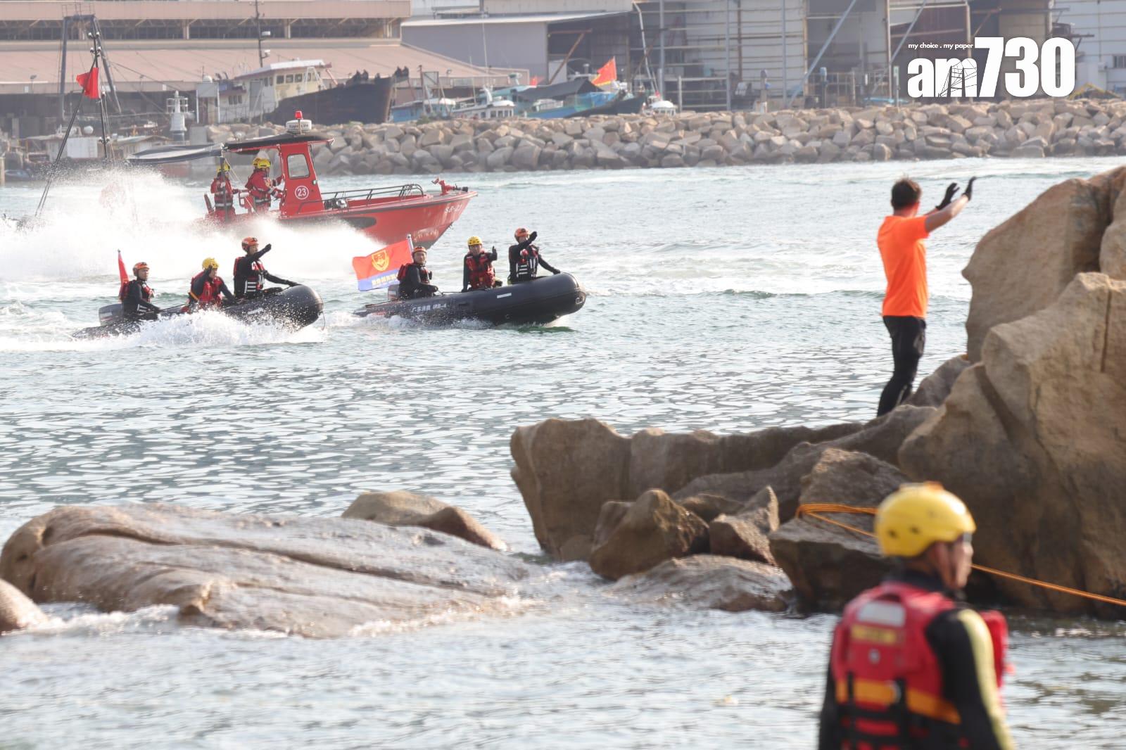 粵港澳大灣區48小時應急救援聯合演練 楊恩健︰現場工作暢順 (吳康琦攝)