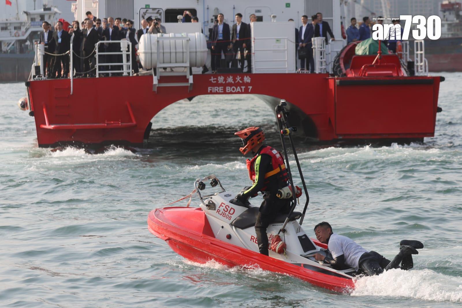 粵港澳大灣區48小時應急救援聯合演練 楊恩健︰現場工作暢順 (吳康琦攝)