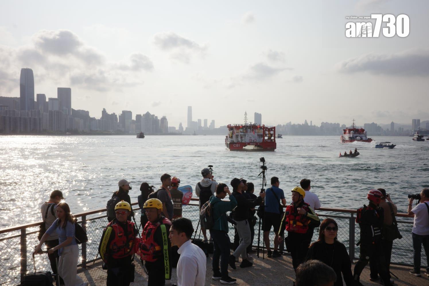 粵港澳大灣區48小時應急救援聯合演練 楊恩健︰現場工作暢順 (吳康琦攝)