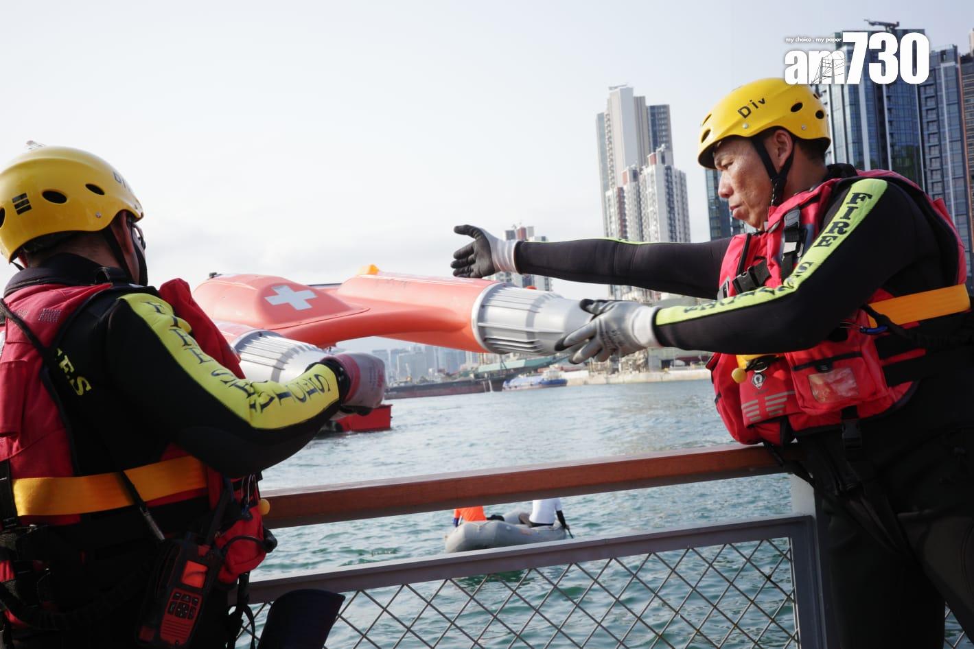 粵港澳大灣區48小時應急救援聯合演練 楊恩健︰現場工作暢順 (吳康琦攝)