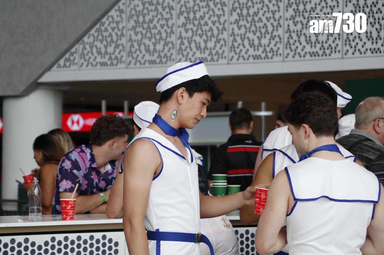 啟德體育園主場館內觀眾席雖然未見爆滿,但場內洋溢著悠閒的氣氛。