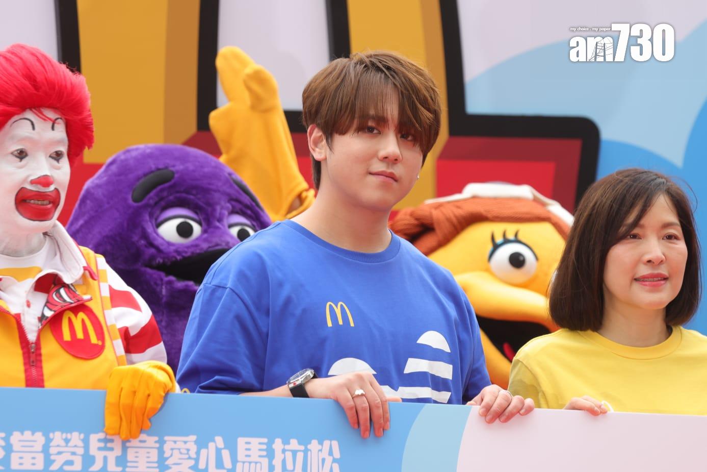 姜濤笑言與麥當勞早有緣份。(吳康琦攝)