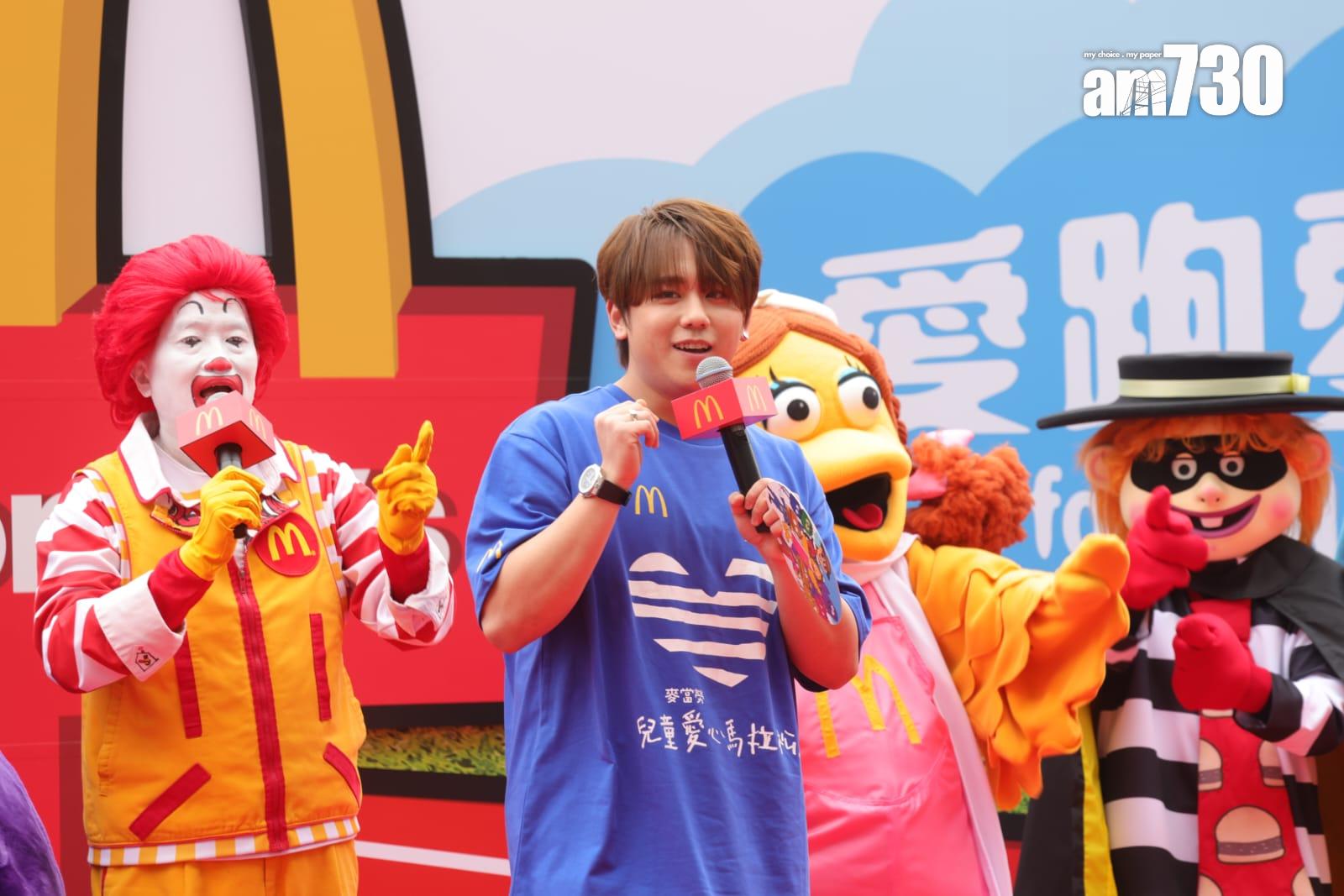 姜濤連續第三年參與「麥當勞兒童愛心馬拉松」。(吳康琦攝)