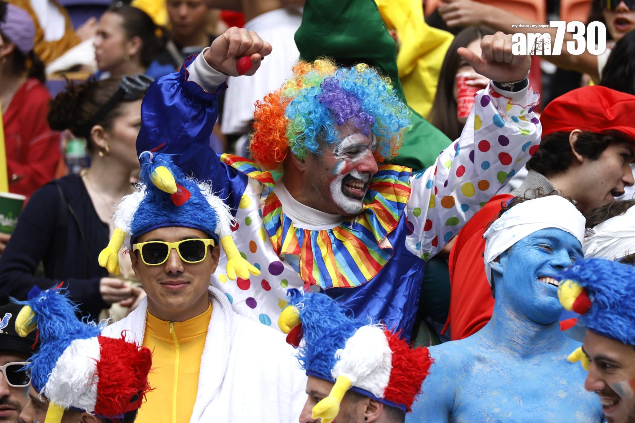 香港國際七人欖球賽|最後一日賽事 寒風無阻球迷熱情 羅淑佩:觀眾未必「熟路」去美食海灣 (林俊源攝)