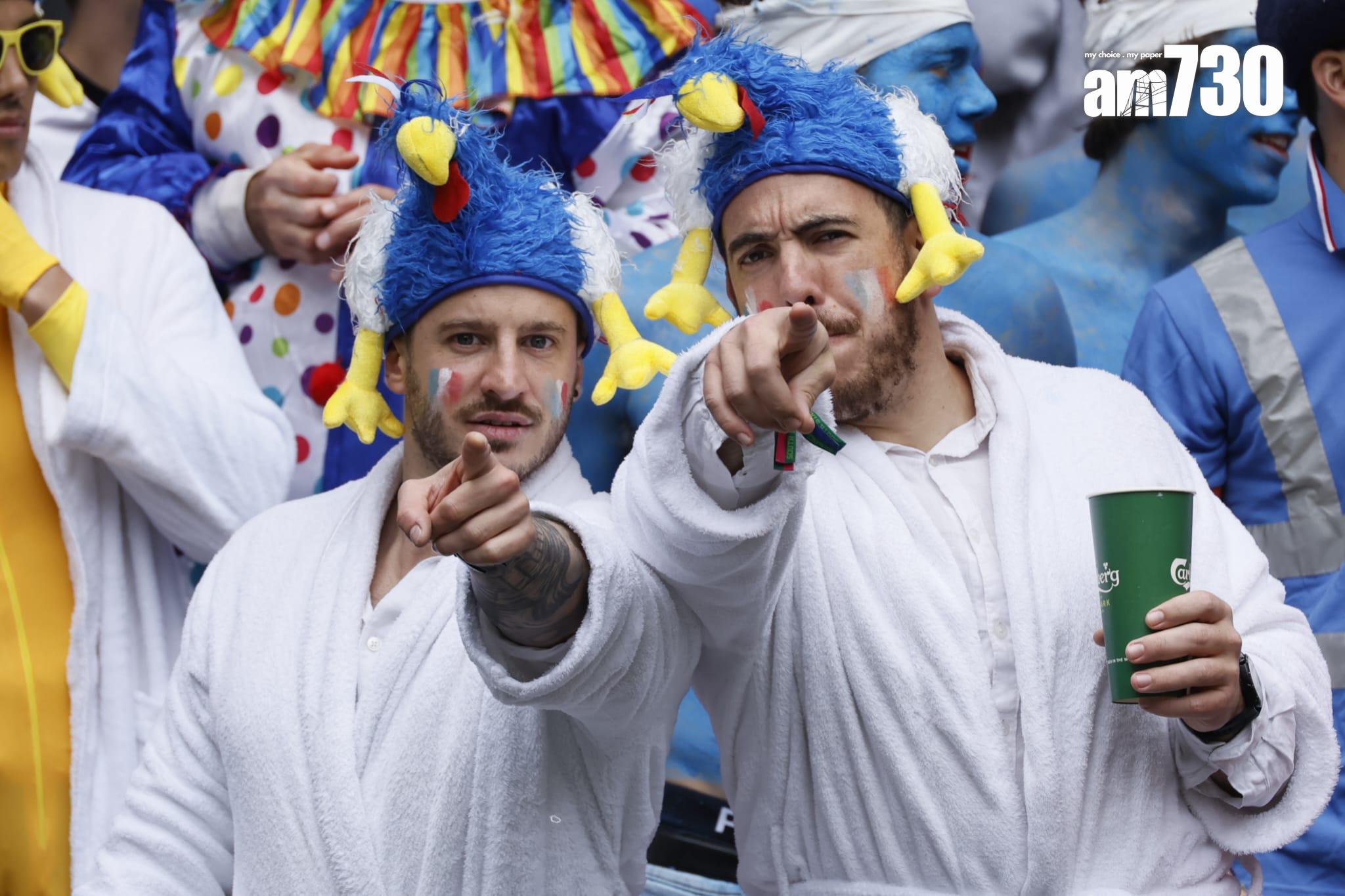 香港國際七人欖球賽|最後一日賽事 寒風無阻球迷熱情 羅淑佩:觀眾未必「熟路」去美食海灣 (林俊源攝)