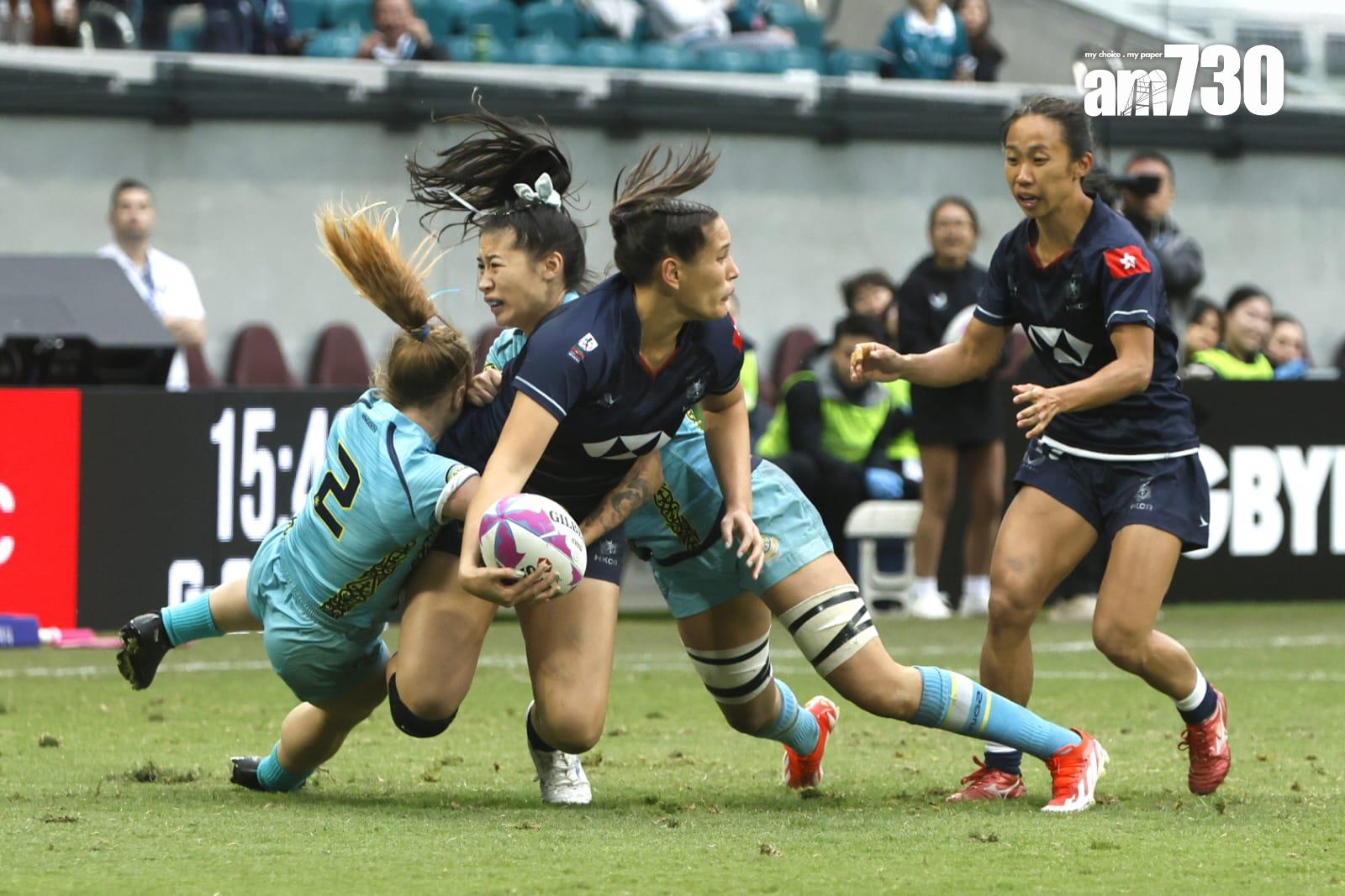 香港女子七人欖球隊在「Melrose銀劍賽」決賽中,以壓倒性優勢43:5大勝哈薩克,成功報卻上屆失冠之仇。