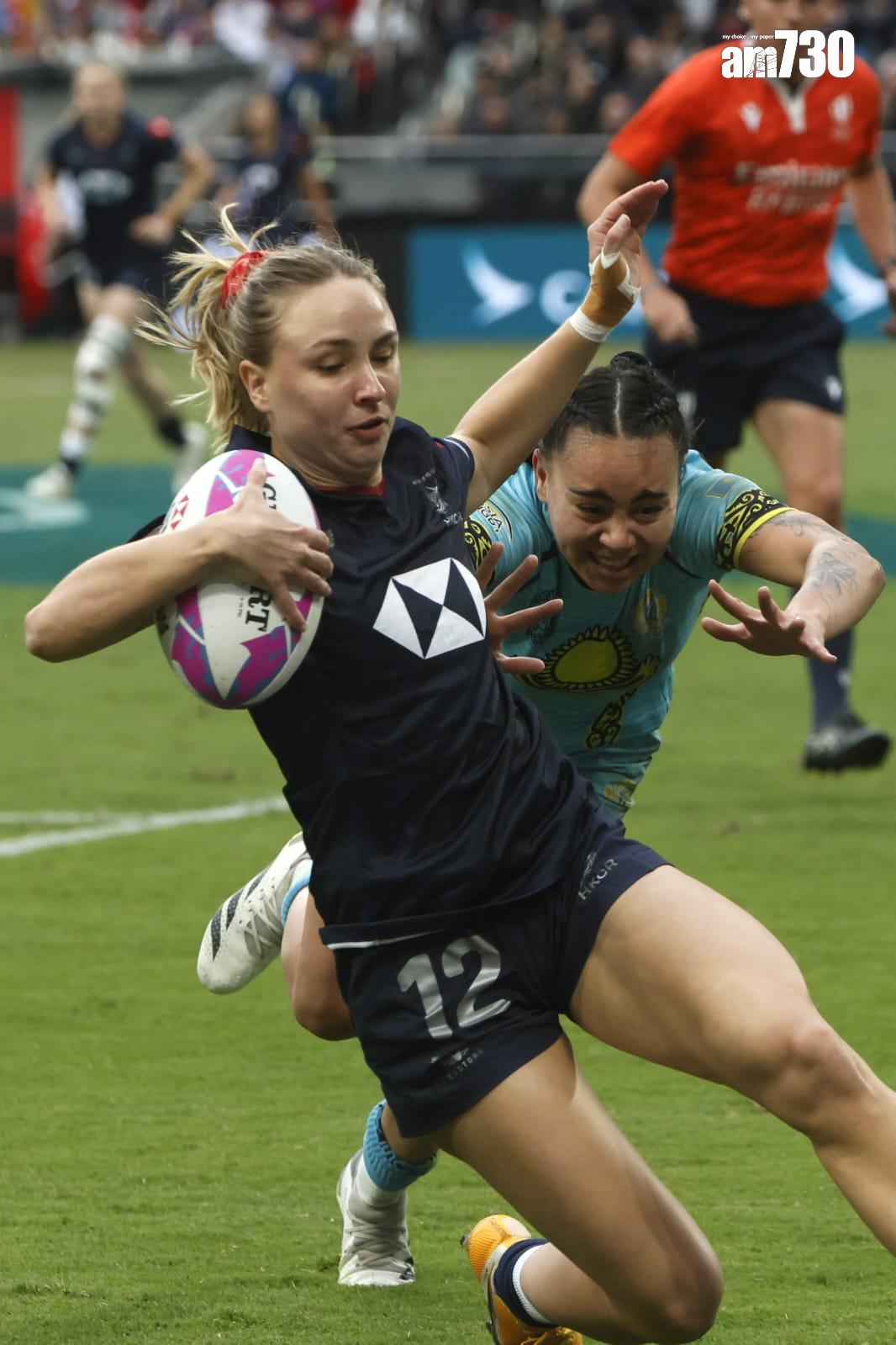 香港女子七人欖球隊在「Melrose銀劍賽」決賽中,以壓倒性優勢43:5大勝哈薩克,成功報卻上屆失冠之仇。