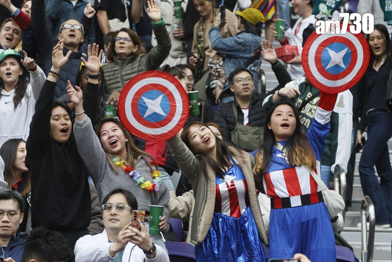 香港七欖男女隊雙雙擊敗對手奪冠,與全場球迷共同見證香港欖球歷史性時刻