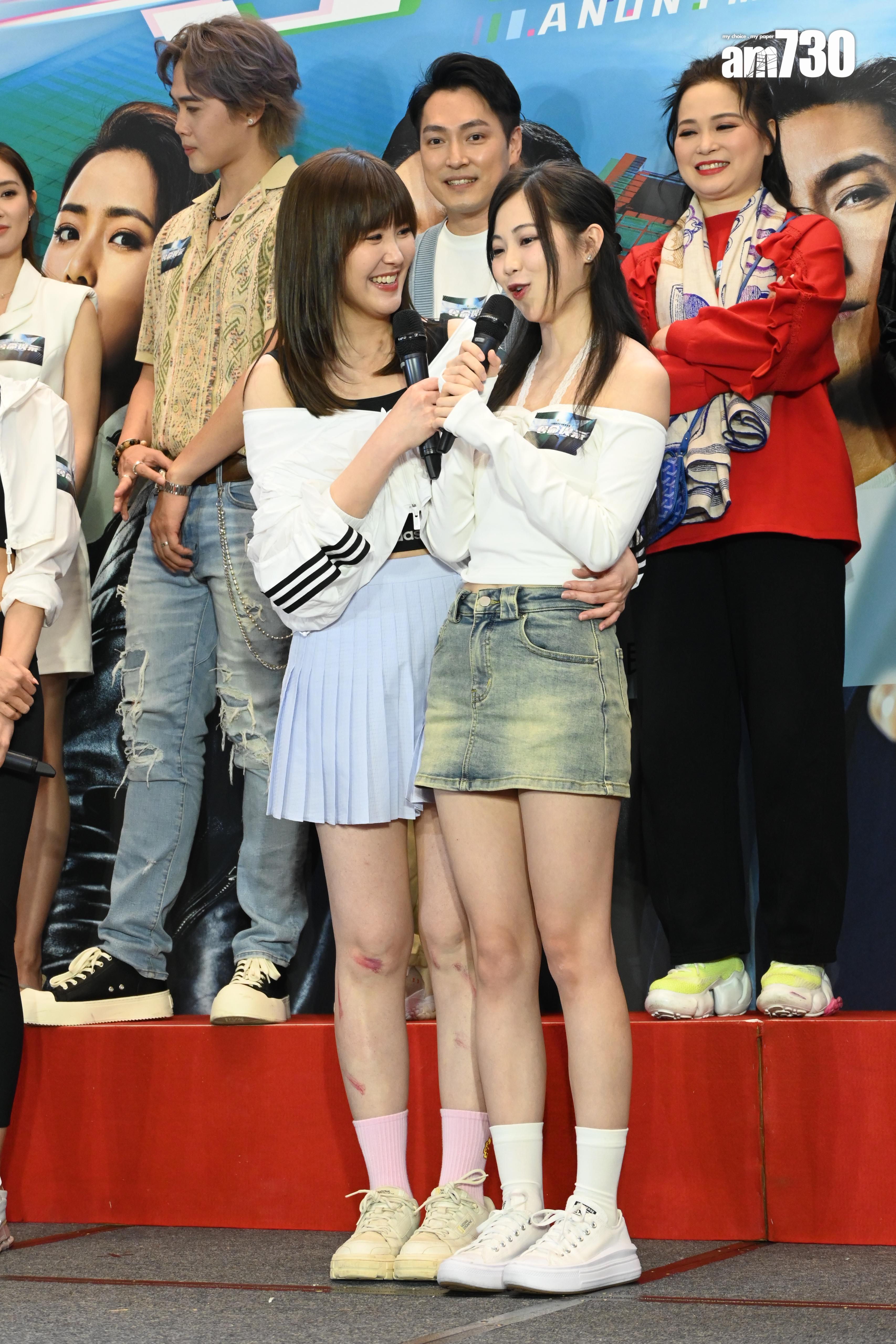 劉佩玥與區明妙有不少對手戲。(娛樂組攝)