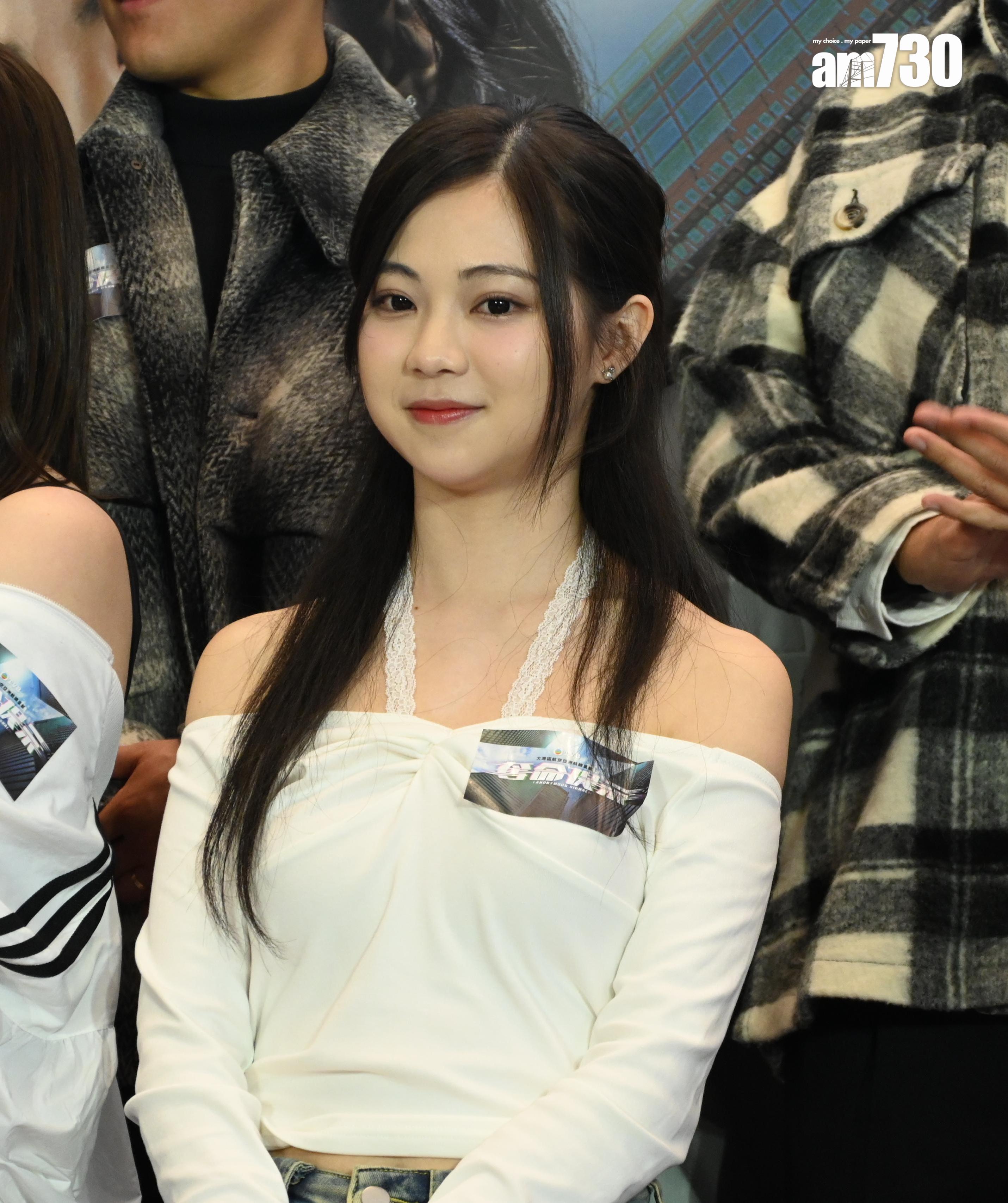 區明妙自言外形拍開槍戲欠缺說服力。(娛樂組攝)