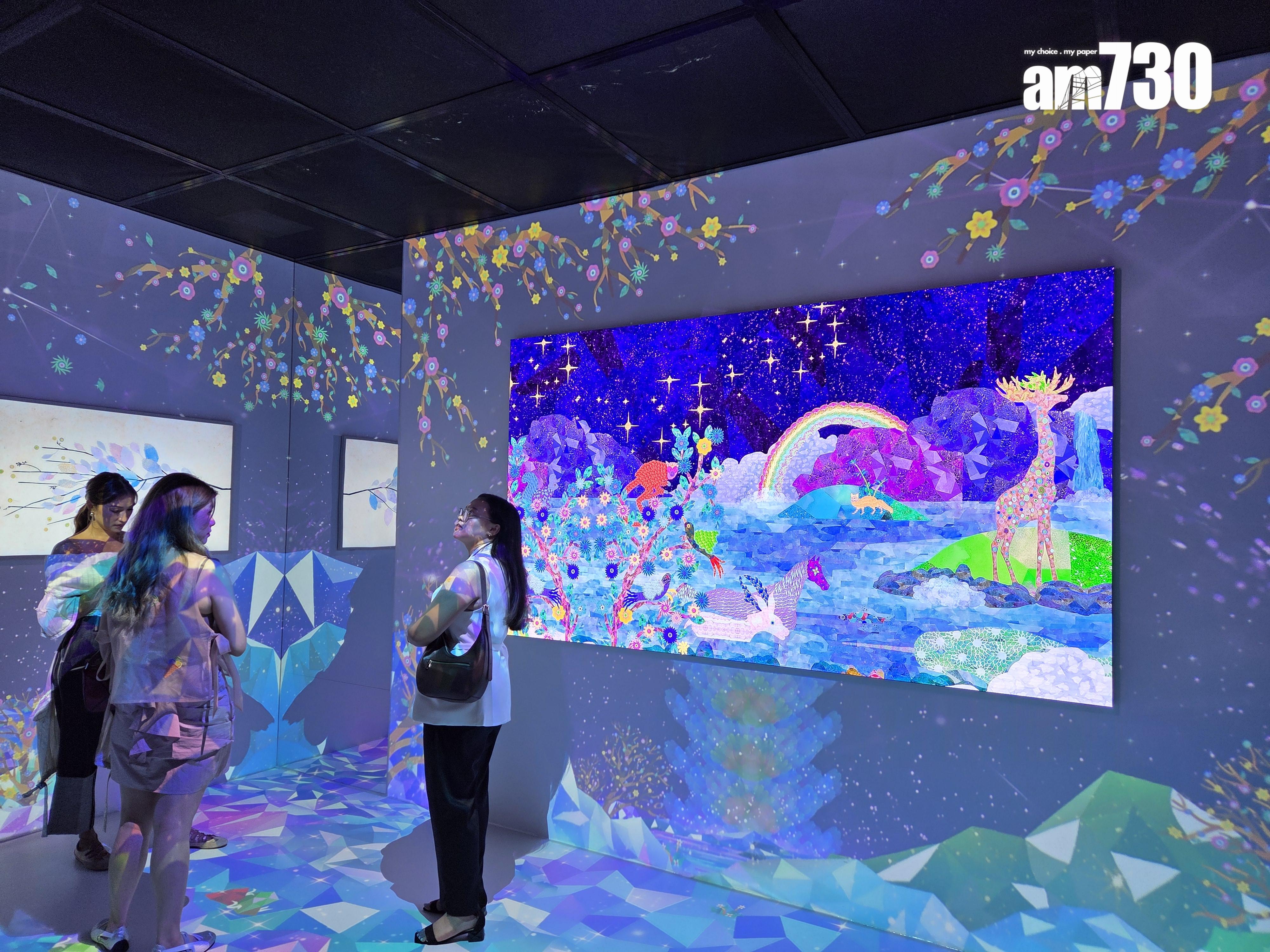 展區內以The Frame畫框電視及Micro LED電視以及投影效果打造沉浸式藝術體驗。