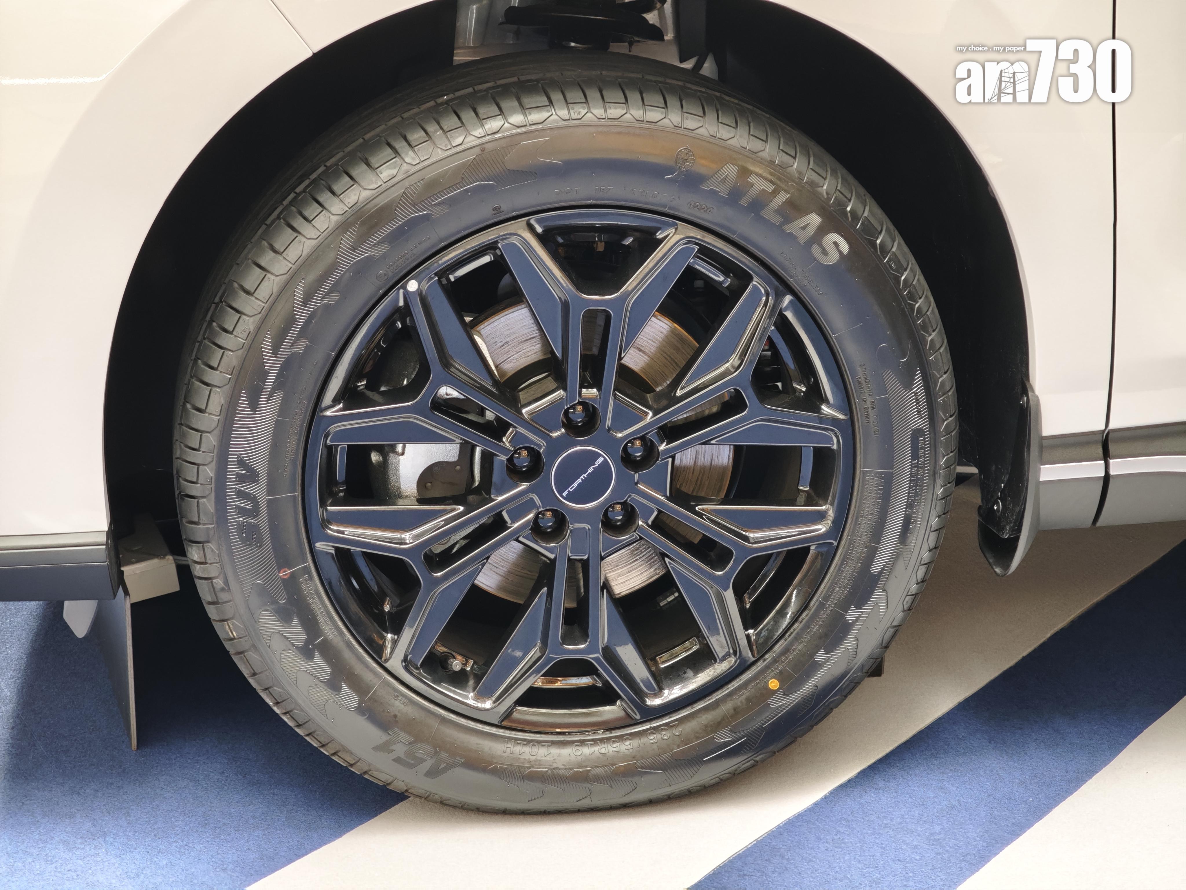 電動車|東風風行05標配19吋車軨。