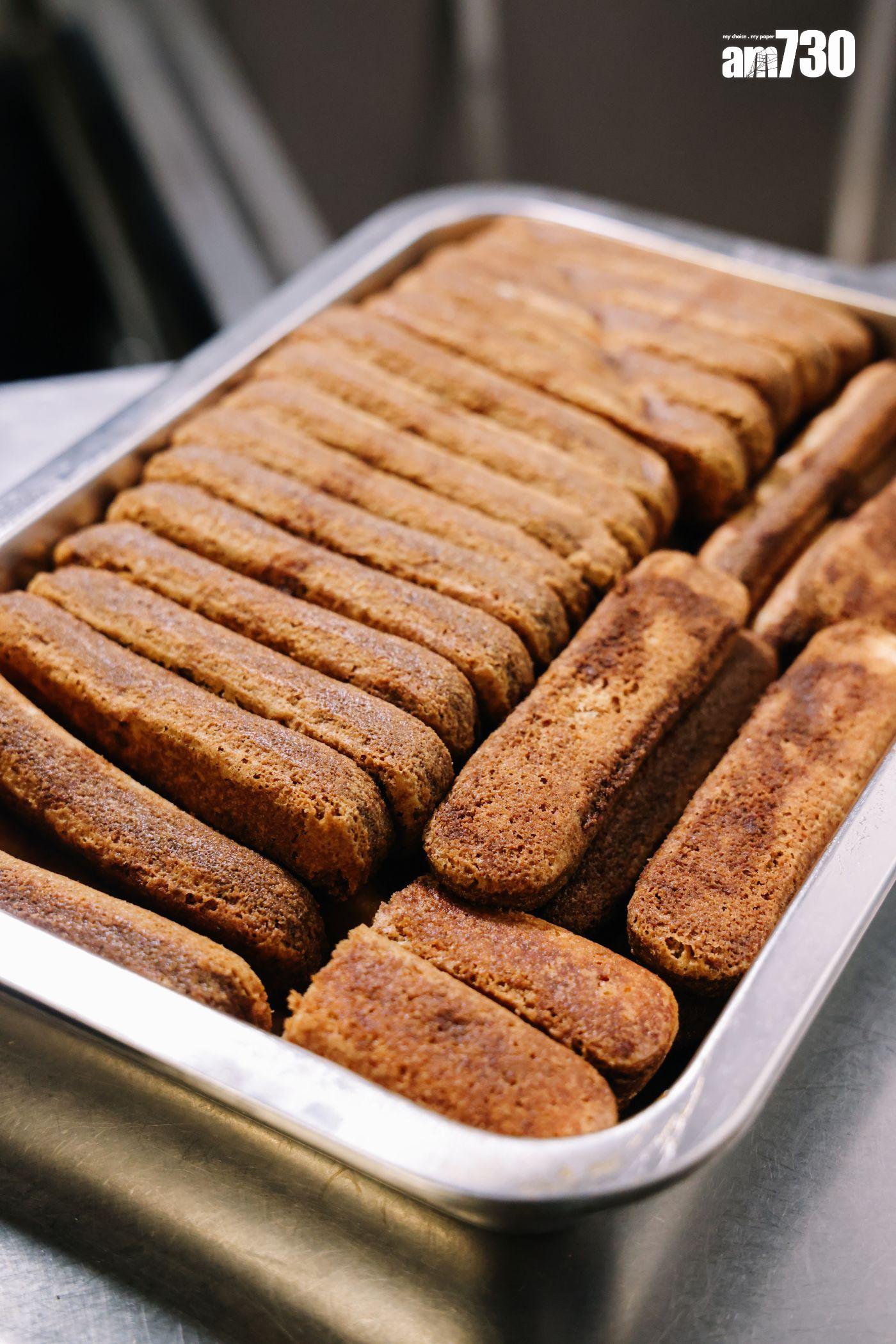 店主親自製作Tiramisu,追求咖啡味與可可味均勻。