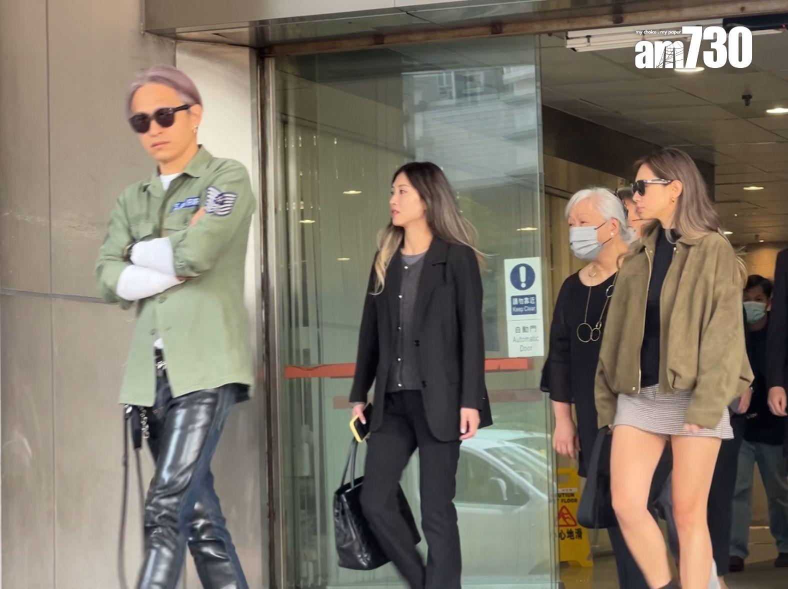 官恩娜外婆爭産案件今日於東區法院提堂。(娛樂組攝)